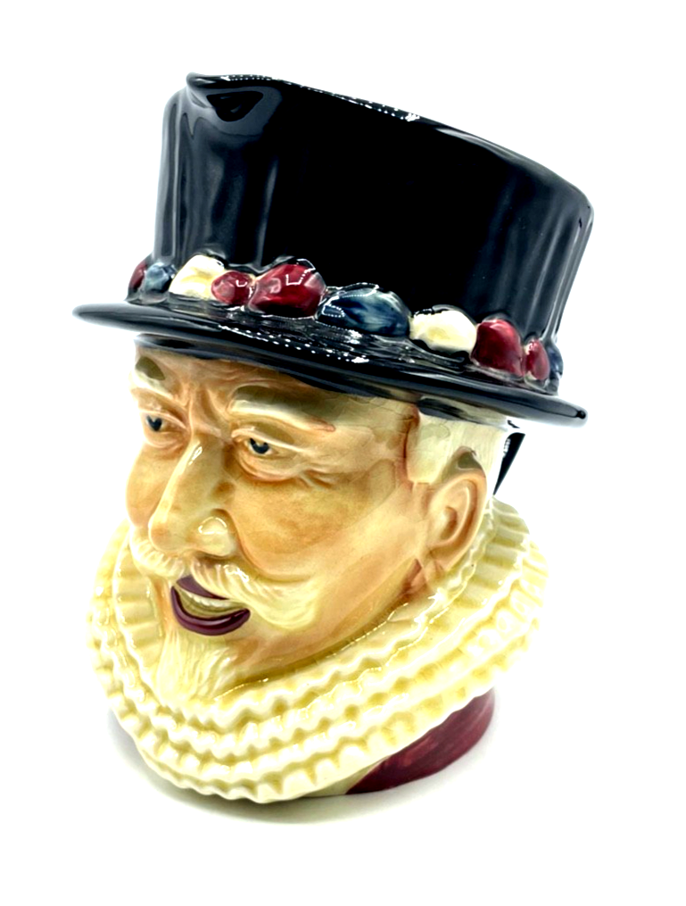 Gr. dekorative Beefeater Gesichter Tasse Becher Charakter Mug England Shorter0