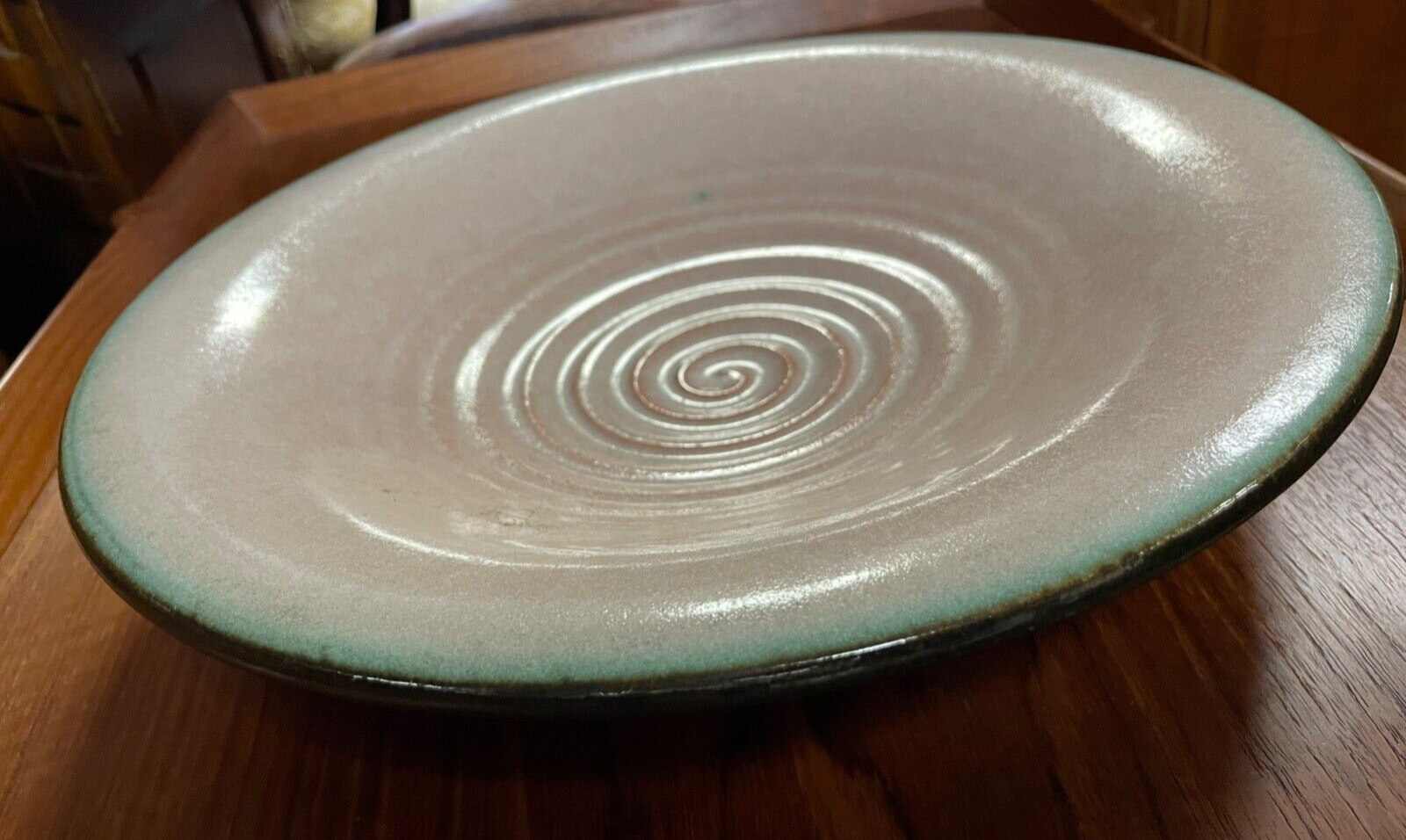 Große KARLSRUHER MAJOLIKA Art Déco Keramik Schale Martha Katzer Ø 32 cm11