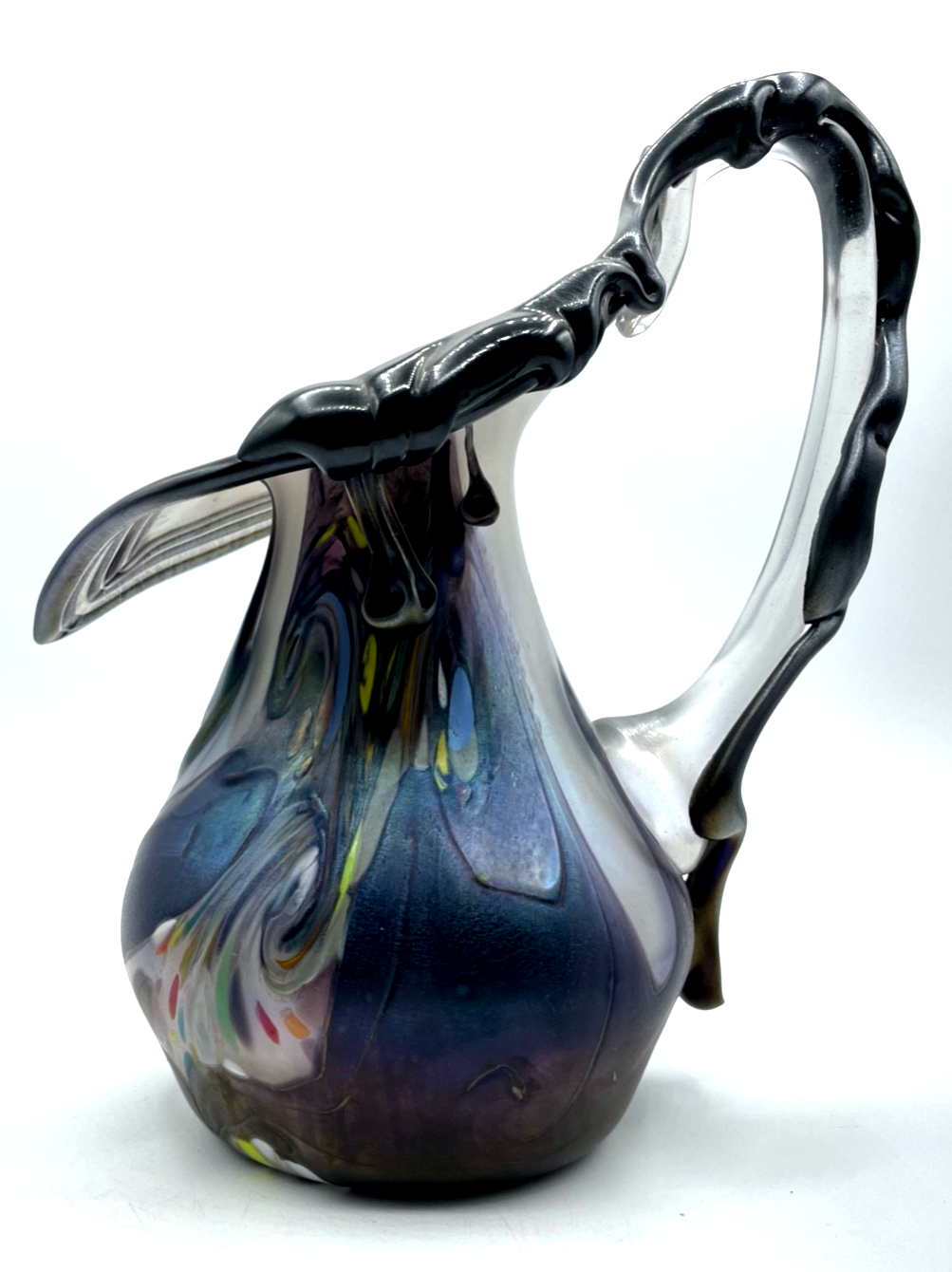 Attraktive Glaskunst Vase Designer Krug Anton Marek Grenzglashütte 1990-19992
