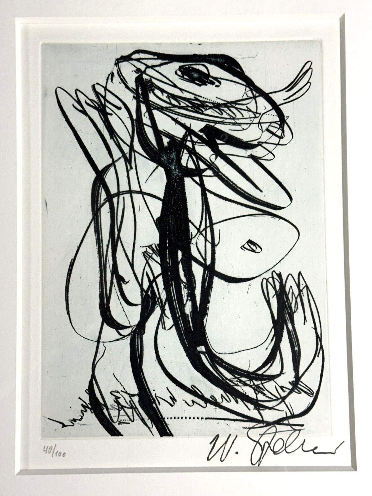 Walter Stöhrer 1937-2000 - Radierung Aquatinta - 'Informelle Komposition'1