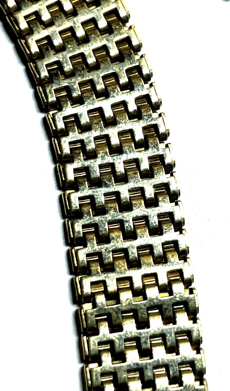 333 Gold 8 K Gelbgold Armband Teppicharmband L 19,5 cm B 12 mm sehr gepflegt7