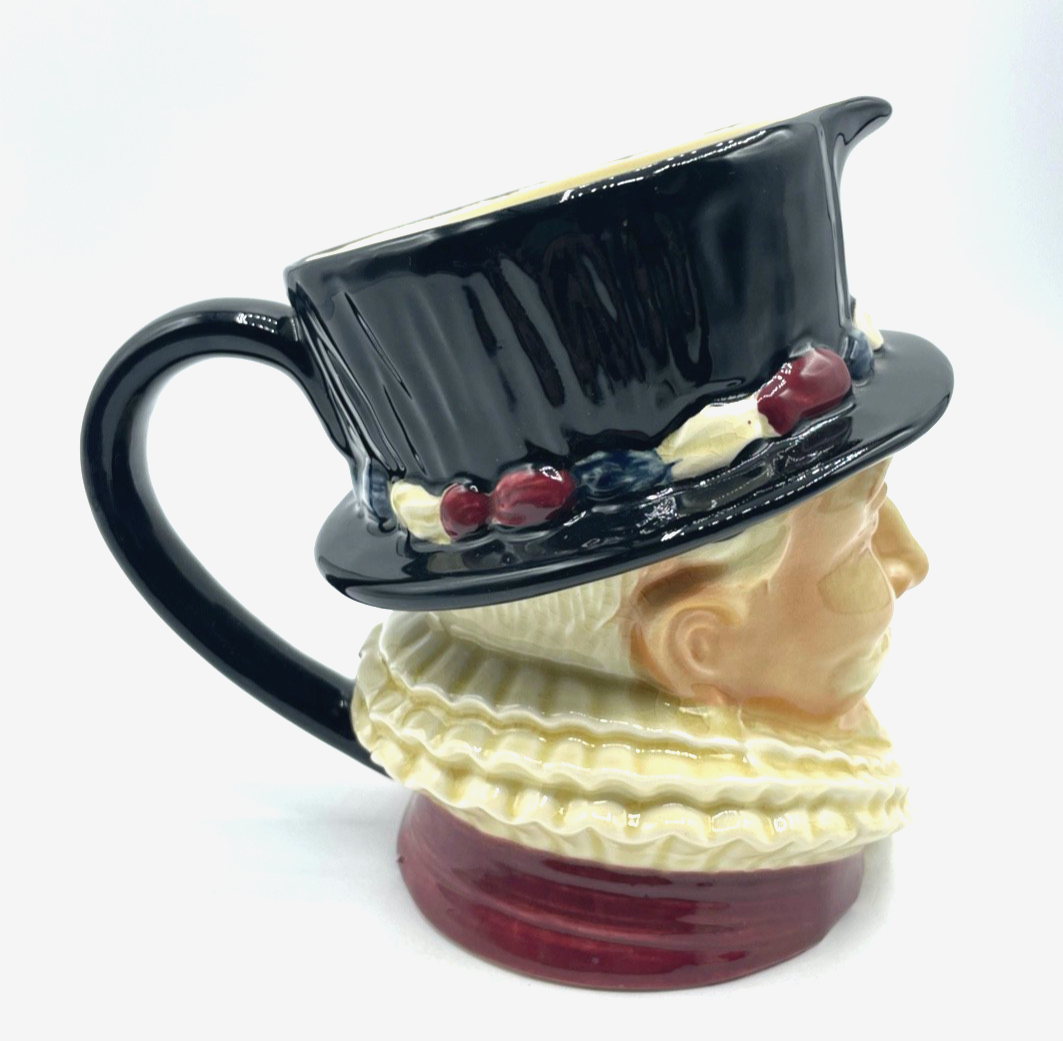 Gr. dekorative Beefeater Gesichter Tasse Becher Charakter Mug England Shorter2