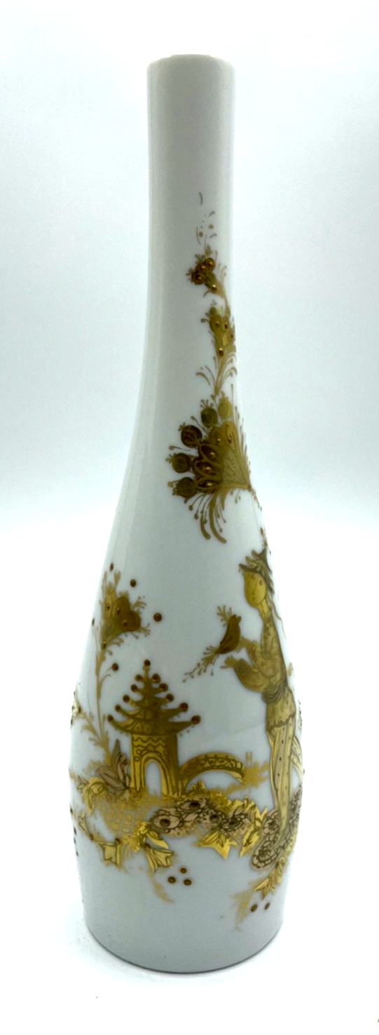 Vintage Rosenthal Porzellan Vase Quatre Couleurs Wiinblad Studio Linie H 20,5 cm0