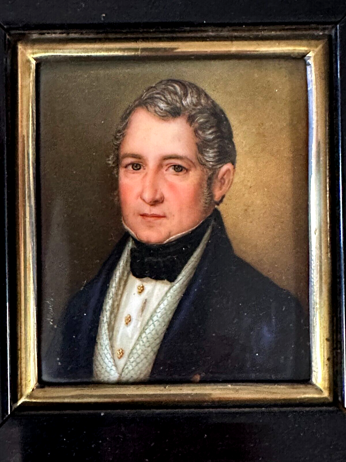 Miniatur Lupenmalerei 1840 - Johann Stern 1782-1858 - Signiert - Gerahmt1