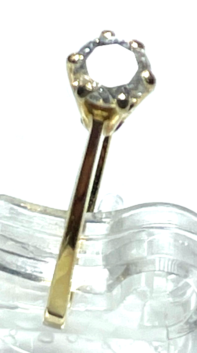 750 Gold 18 K Ring Solitär klassisch Ø16mm RG 51 Juwelier Verlobung Vorsteckring11