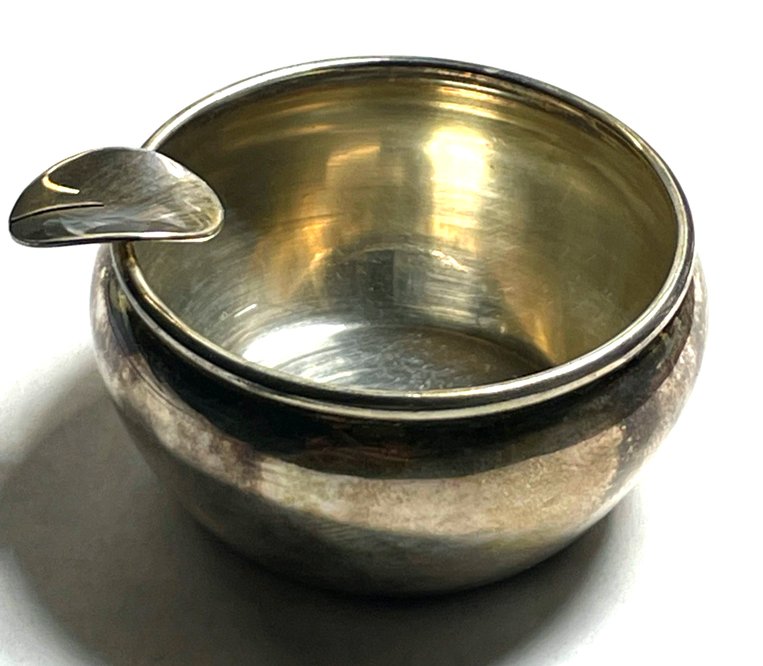 Vintage 800 Silber Mini Ascher Aschenbecher Herkunft unbekannt 20,82 Gr. gepfl.7