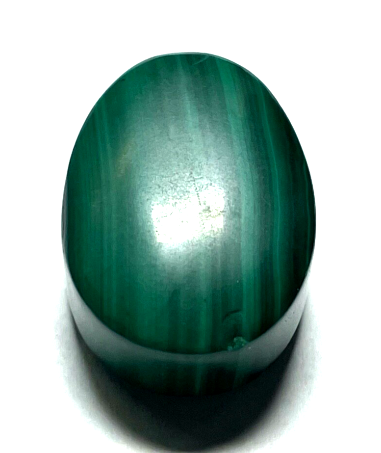 Wunderschöner polierter Anhänger Malachit Cabochon unisex7