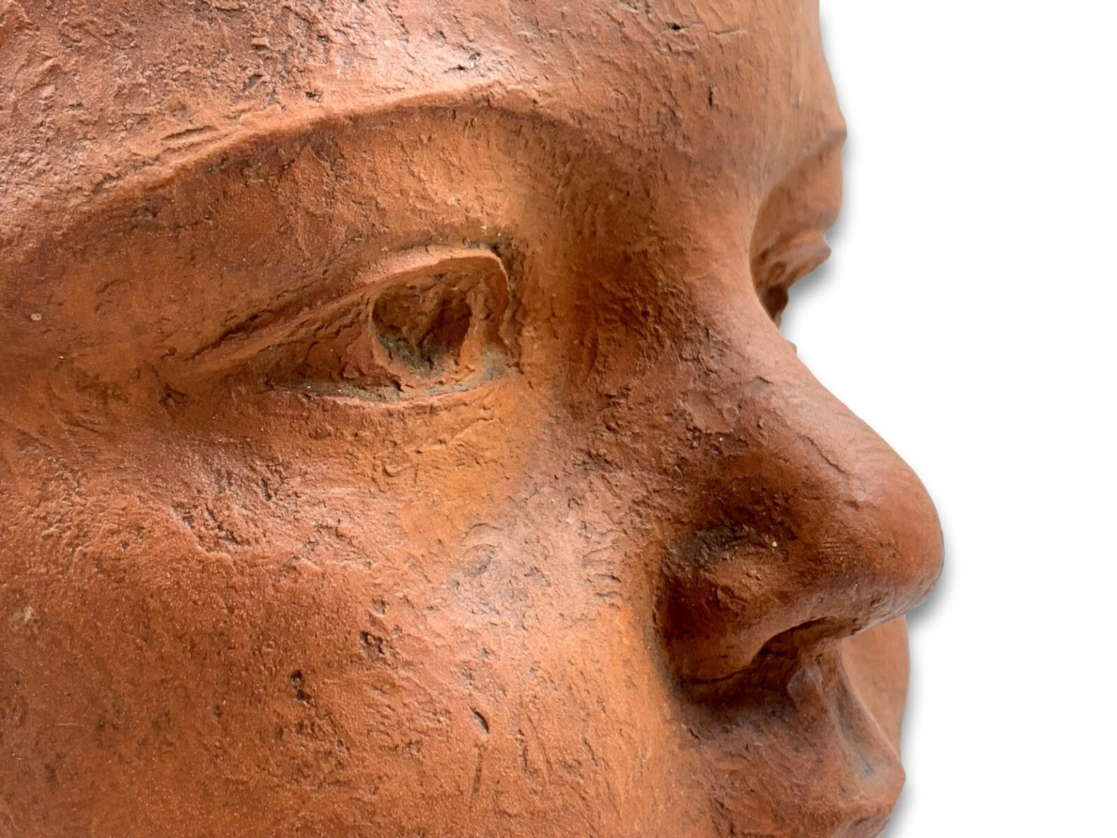 Wilhelm Frass 1886-1968 - Terrakotta Büste Skulptur - 'Michael 1948' - signiert11