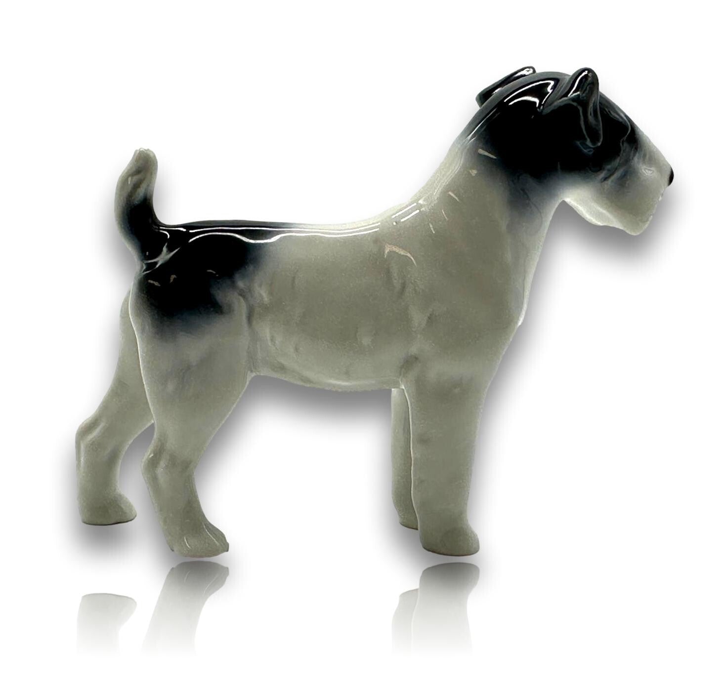Metzler & Ortloff/ Ilmenau - Hund Terrier - Porzellanfigur Modell 5223/28