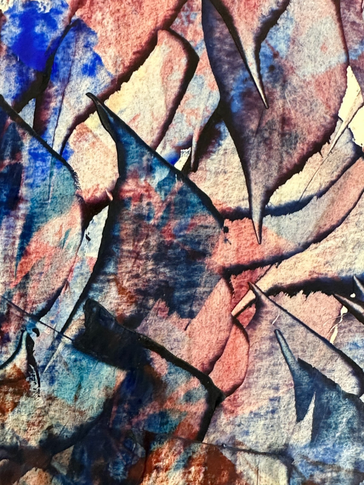 Alfred Tatzel - Öl auf Hartfaser - Mutationen - farbliche Komposition - signiert11