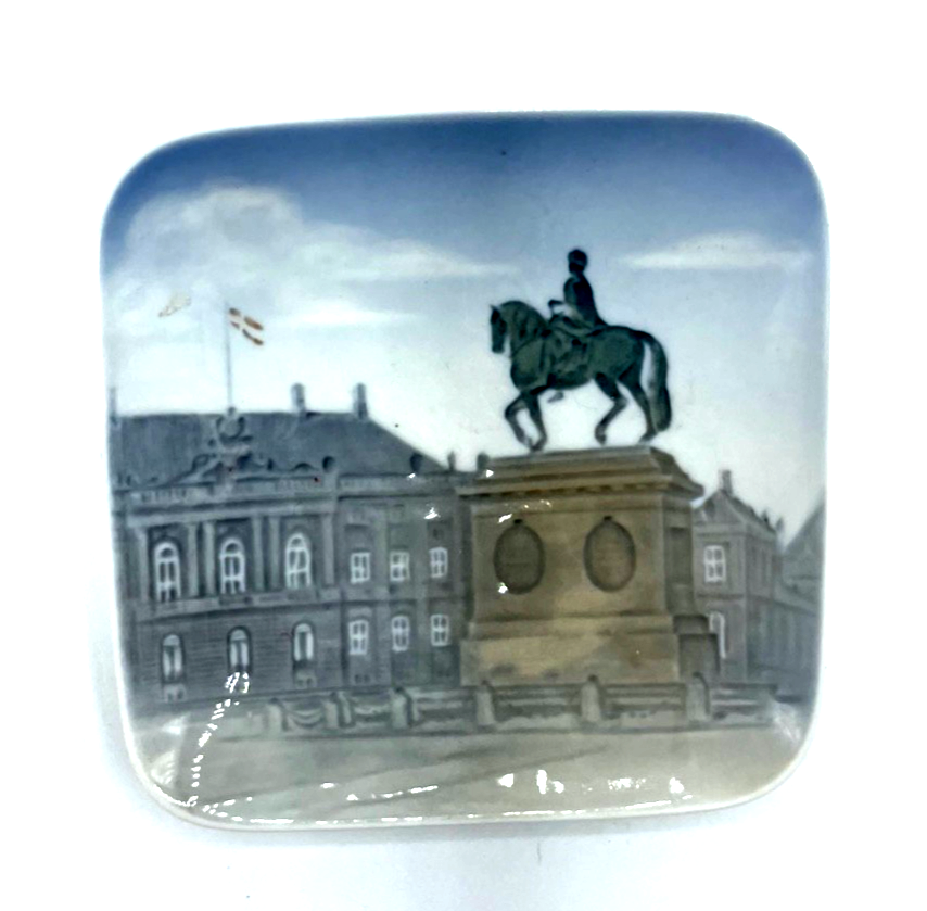 Vintage Royal Copenhagen Porzellan Plate Schälchen Amalienborg Schloss Ansicht6