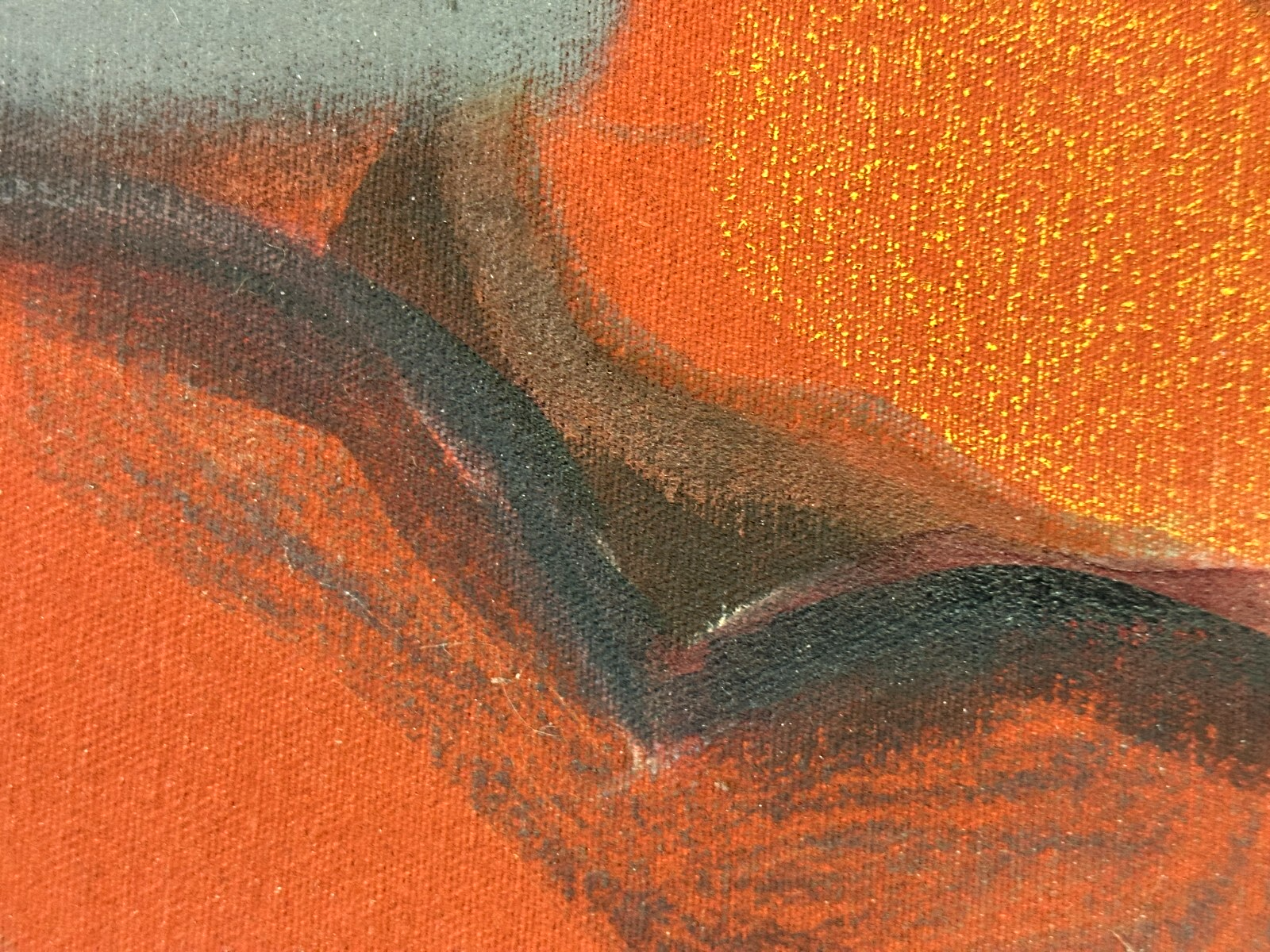 Ulla von Gierke (UvG) - 1986 – Abstrakte Komposition -  Acryl auf Leinwand - sig5