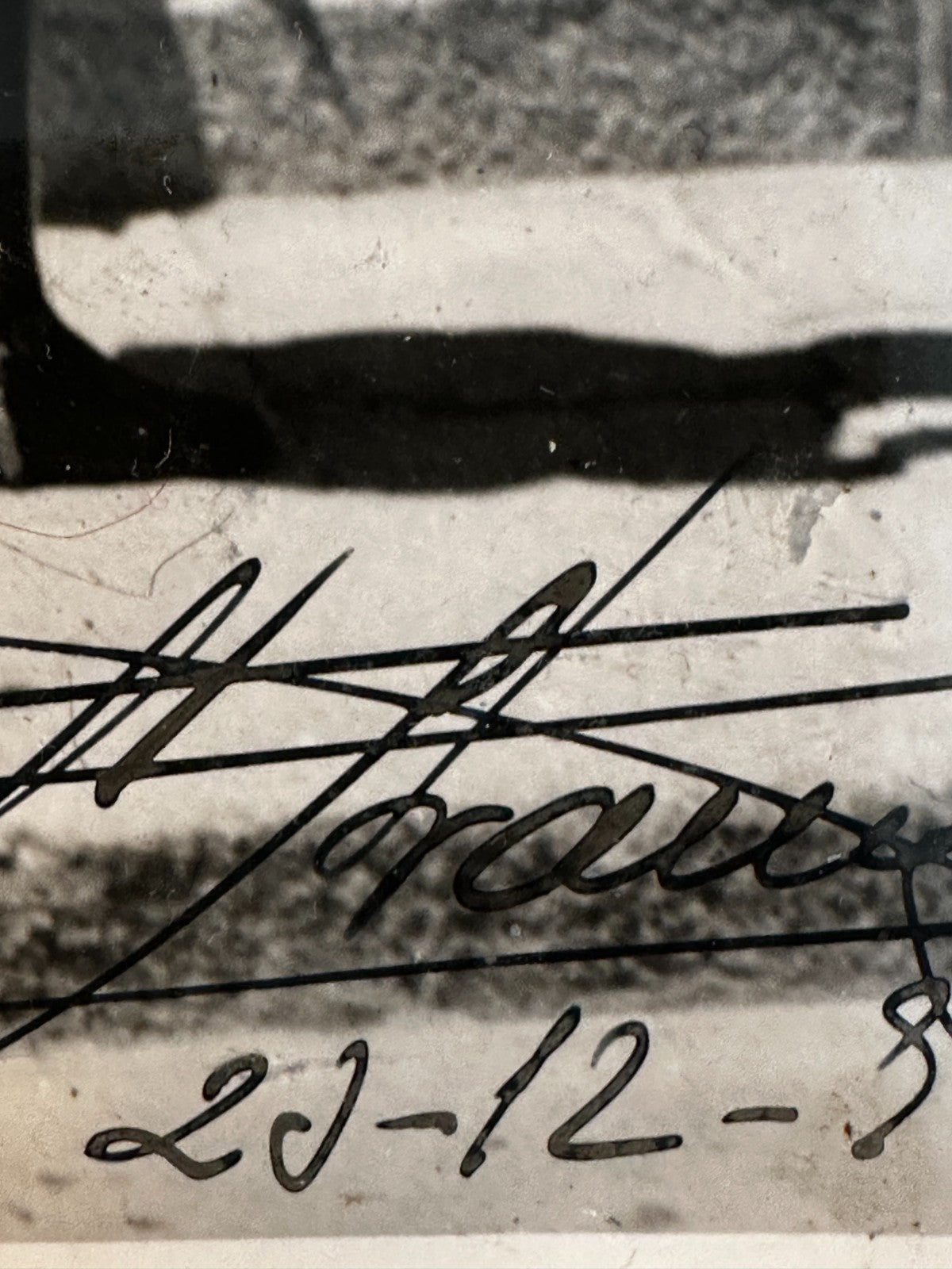 Francisco Franco – signierte Original-Fotografie am Kircheingang El Prado Madrid6