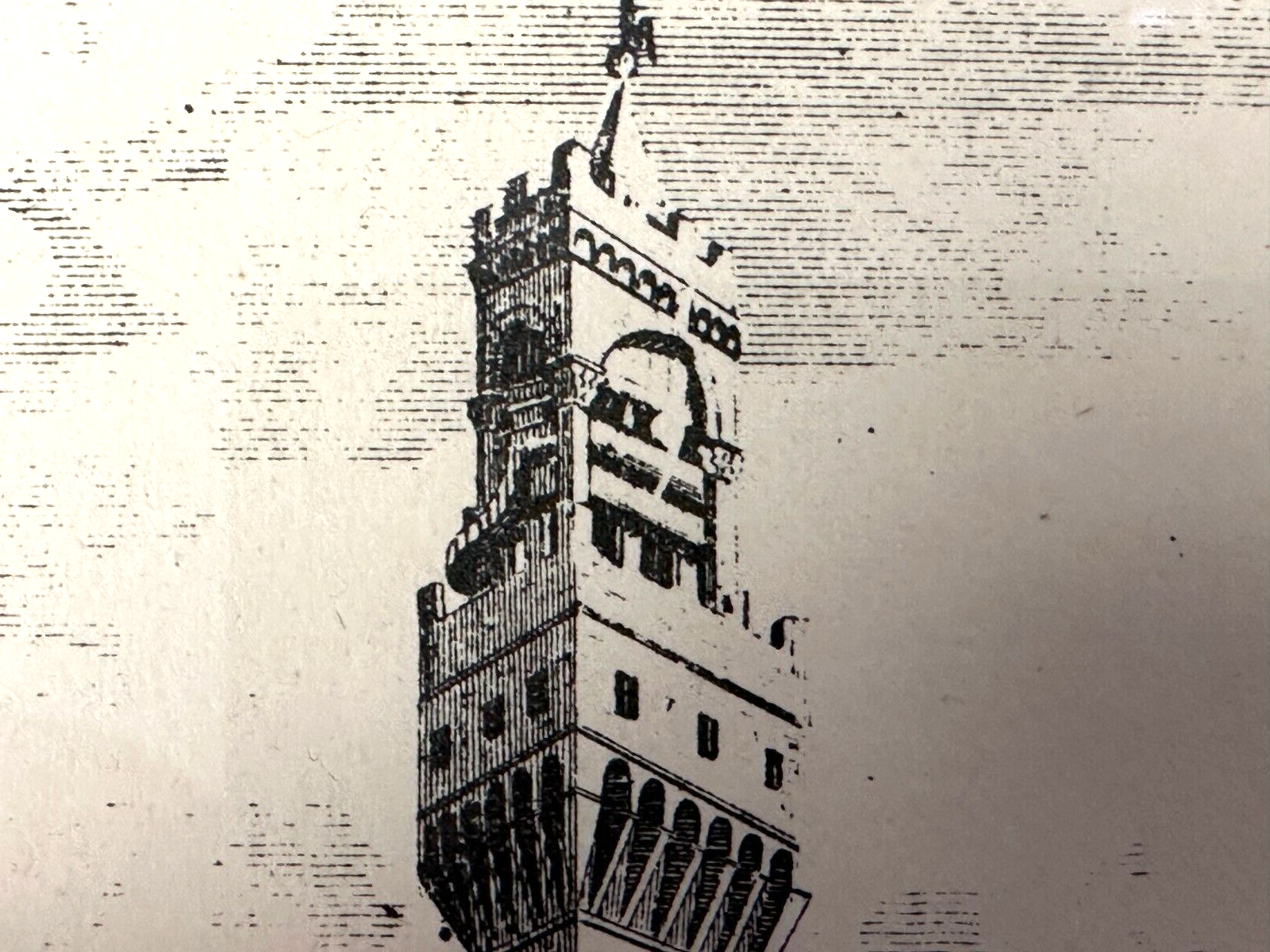 Florenz Piazza della Signoria - Palazzo Vecchio und Loggia dei Lanzi - Stich10