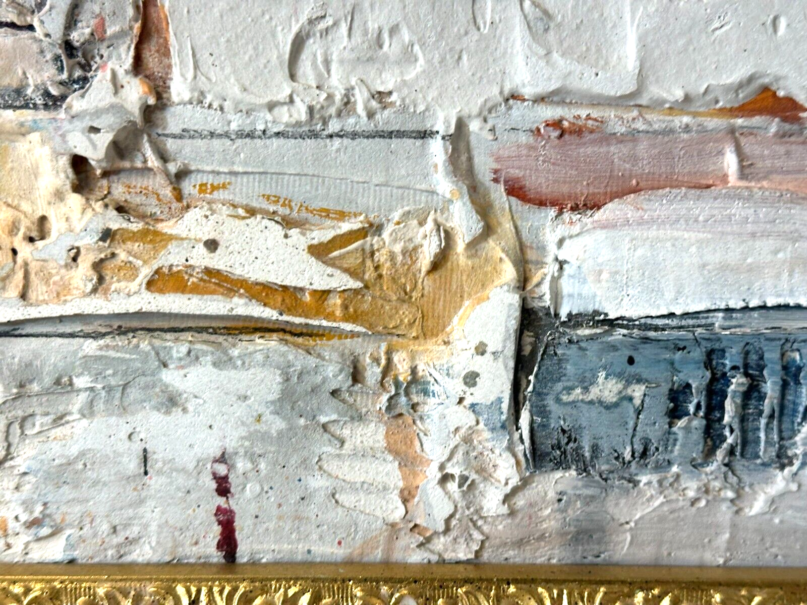 Nikola Zigon - Öl auf Leinwand Collage Mischtechnik - 2004 - gerahmt - signiert9