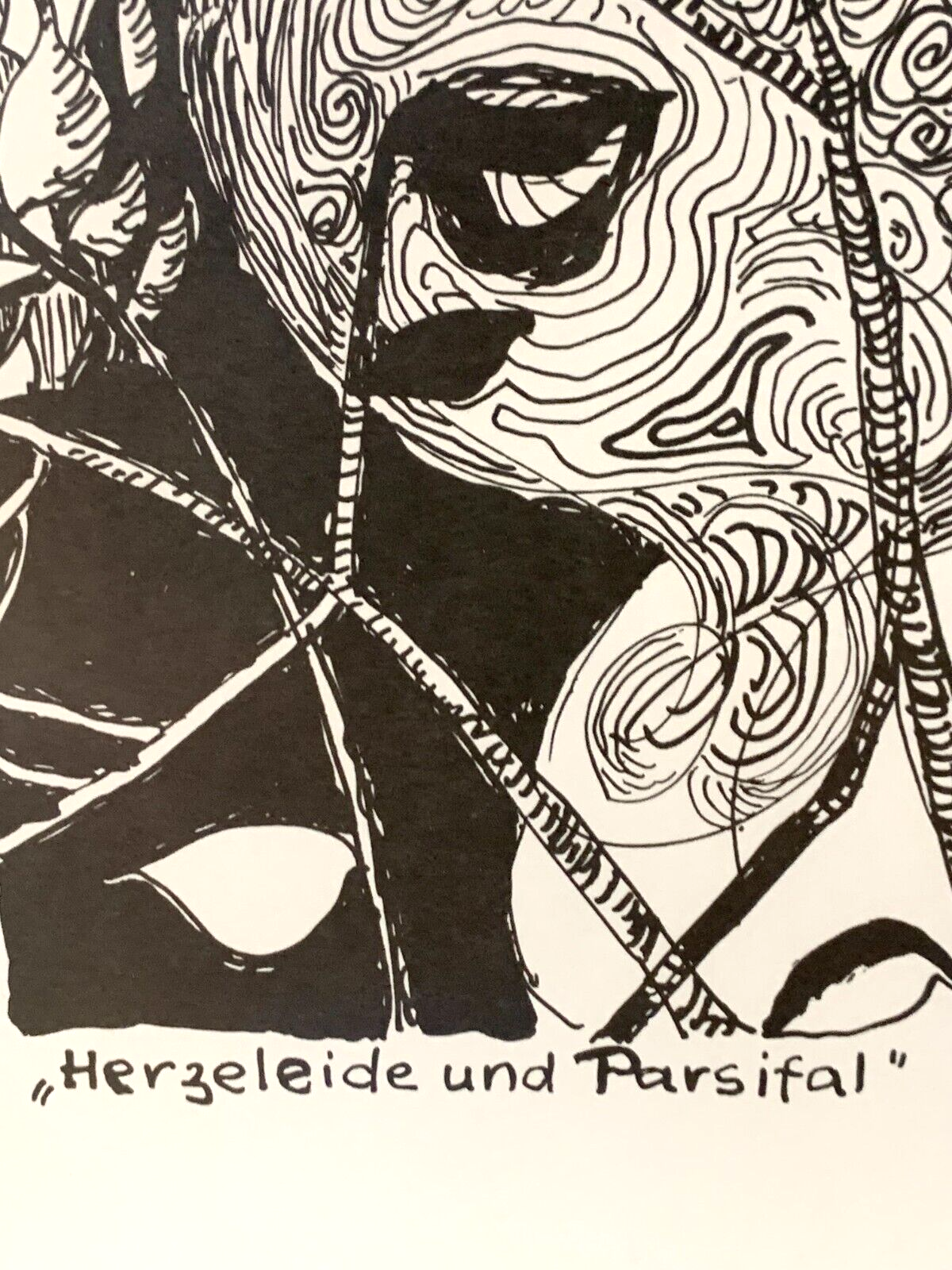 Margret Hofheinz-Döring - 'Herzeleide und Parsifal' - limt. Druck 3/50 signiert3