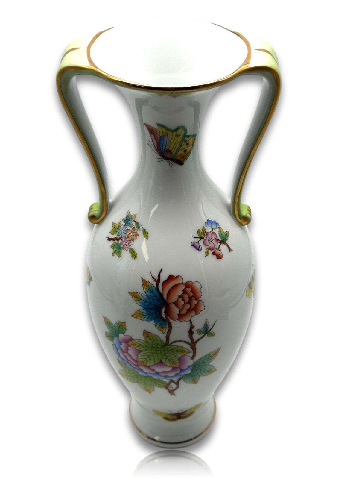 Herend 7176/VBO -  paar Amphoren Vase - Porzellan - Queen Victoria Handbemalt9