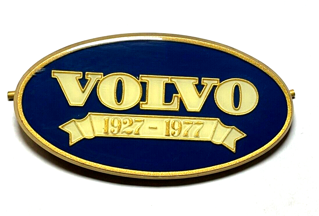 VOLVO Jubiläum 1972-1977 Emaille Automobil Auto Emblem Car Badge top gepflegt1