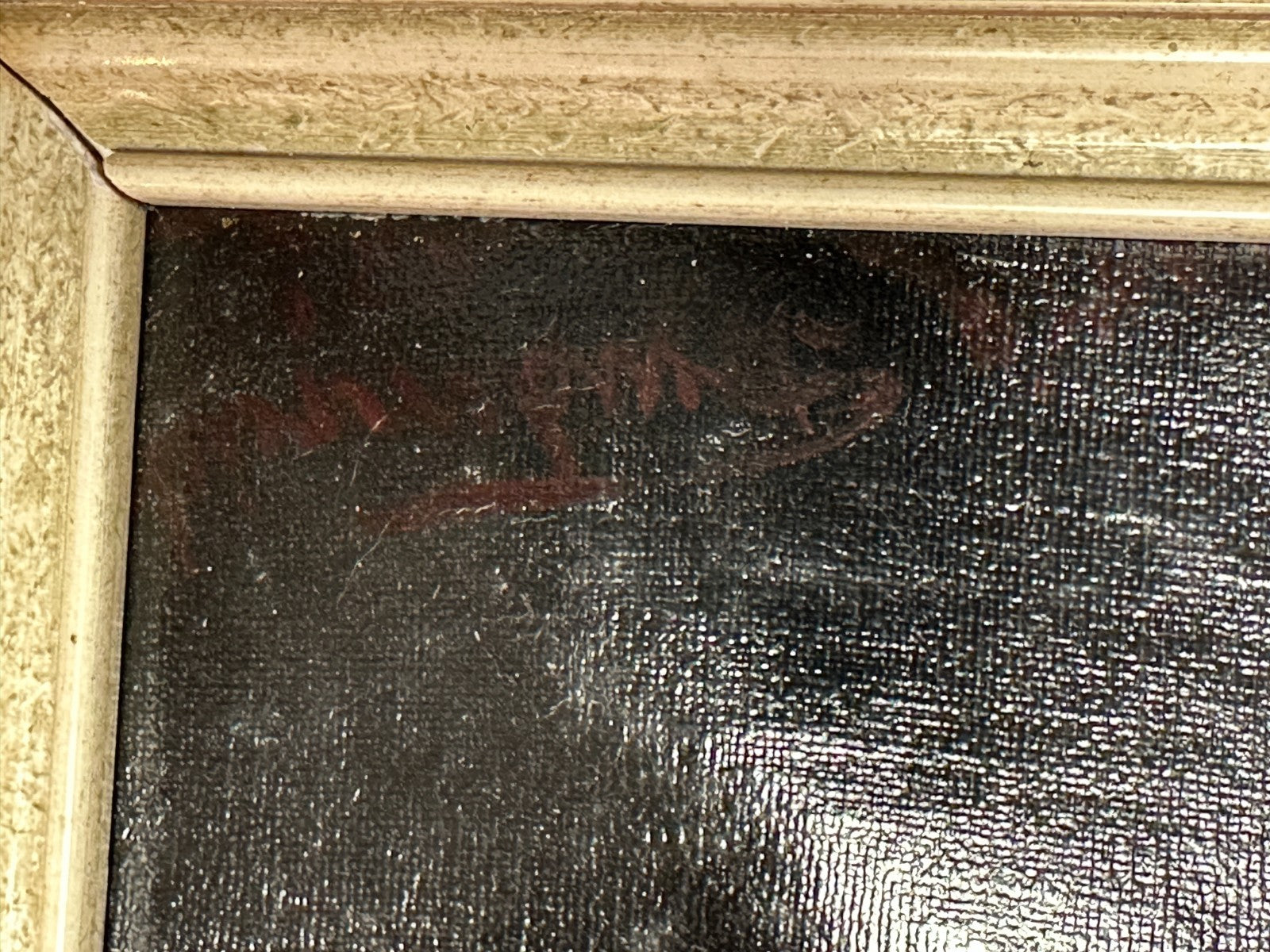 Herrenporträt um 1860–1870 – Öl auf Leinwand – gerahmt - Süddeutschland - sign.12