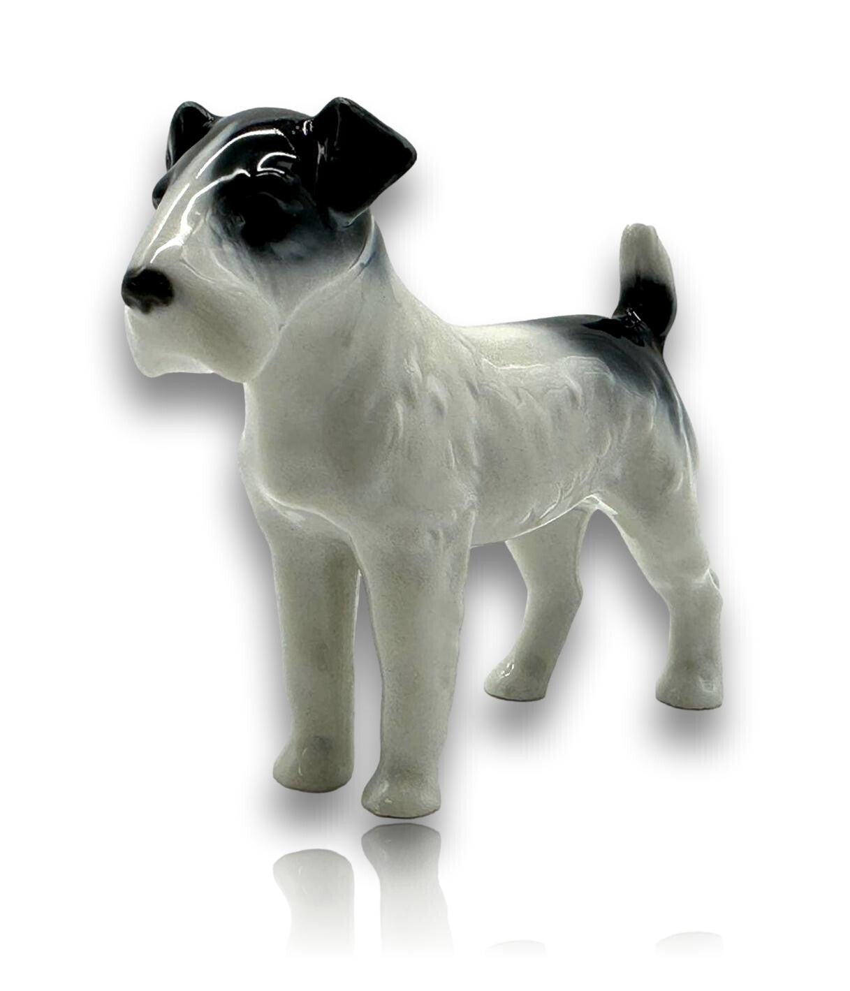 Metzler & Ortloff/ Ilmenau - Hund Terrier - Porzellanfigur Modell 5223/20