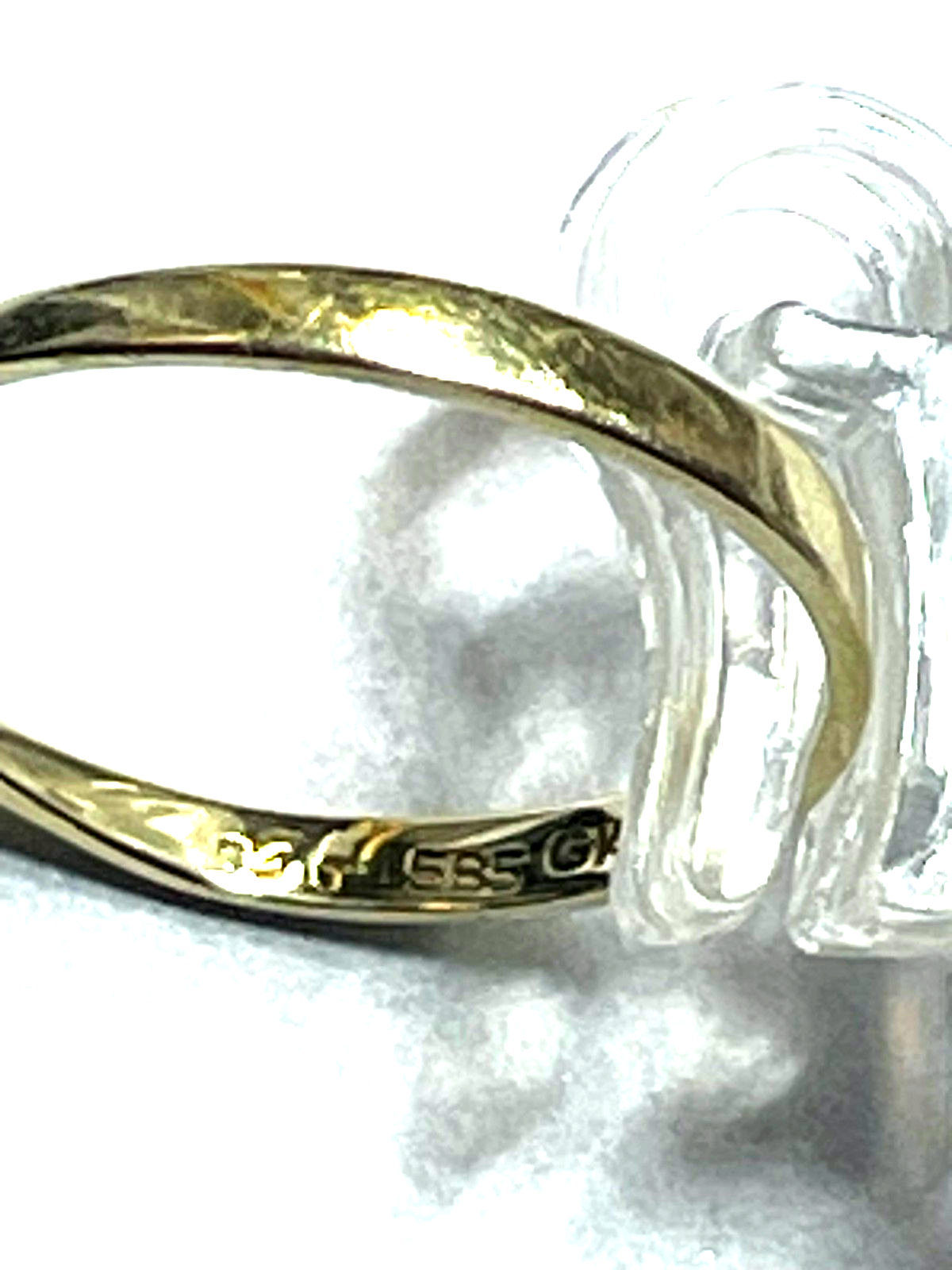 585 Gold 14 K Ring Solitär Brillant 0,1 ct. Juwelier Qualität RG 55 Verlobung4