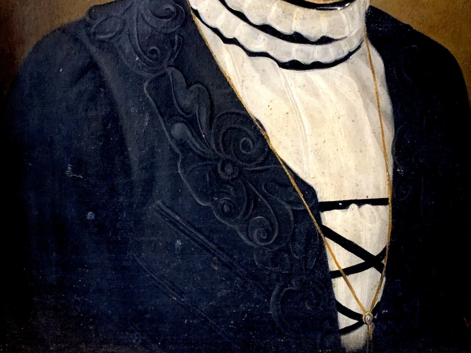 Vitus Reisacher 1851-1913 - Damenportrait Brustbild 1903 - Öl auf Leinen gerahmt3