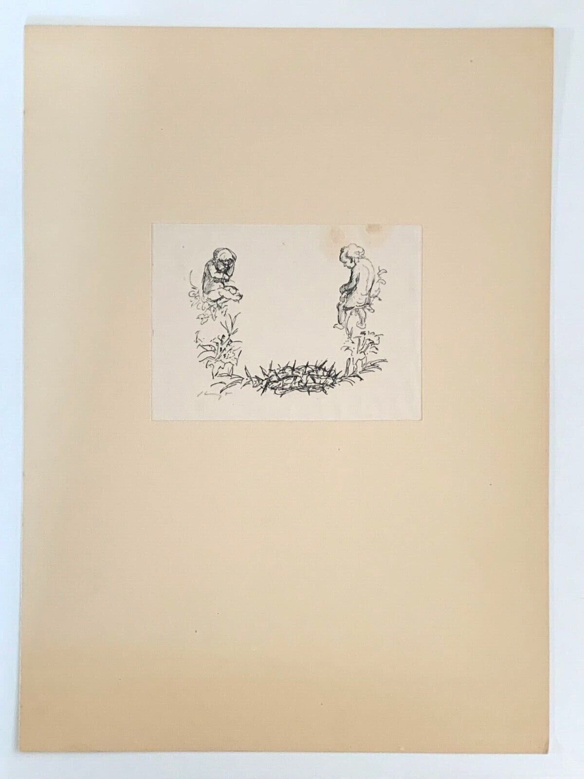 Max Slevogt 1868-1932 - Lithographie - Szenische Illustration - signiert 3