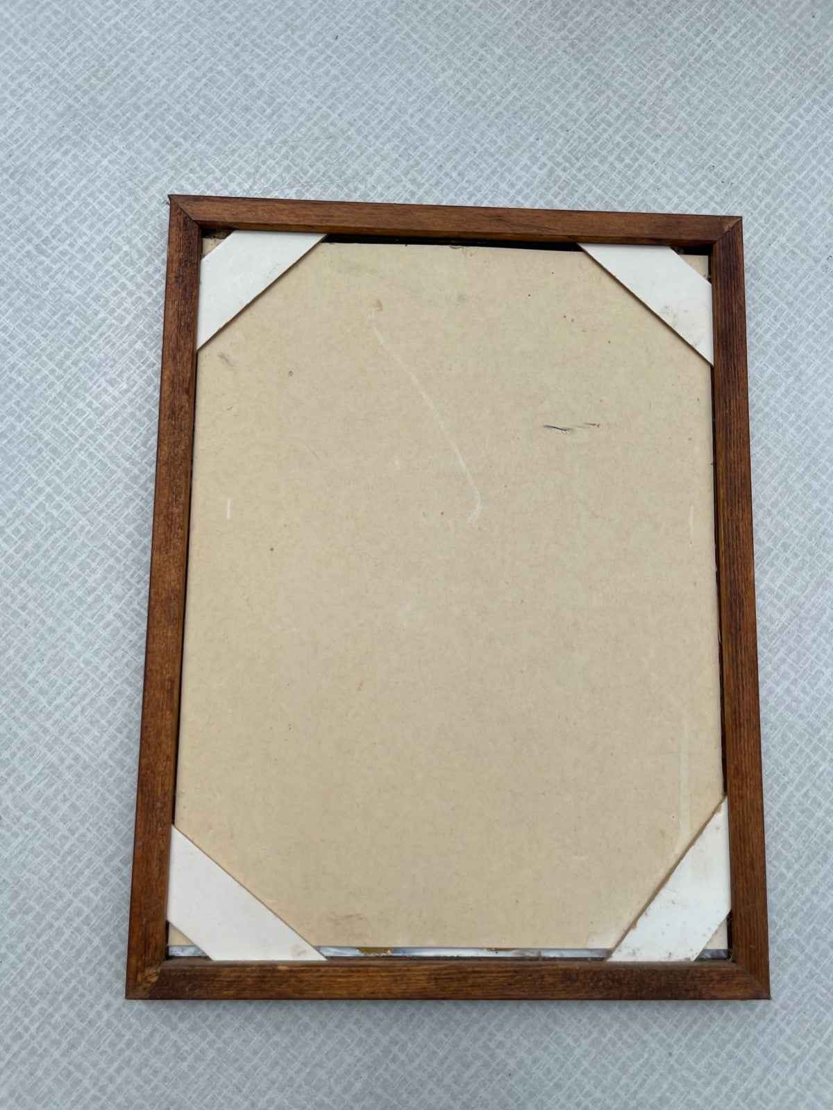 Vintage Hinterglasmalerei Hinterglasbild Maria + Jesuskind Muttergottes gerahmt5