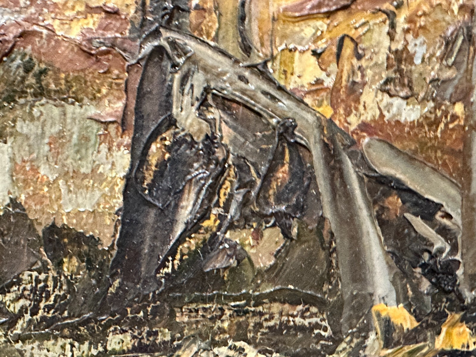 Christian Stemmeler - Landschaftsgemälde mit Gehöft - Impressionismus - signiert14