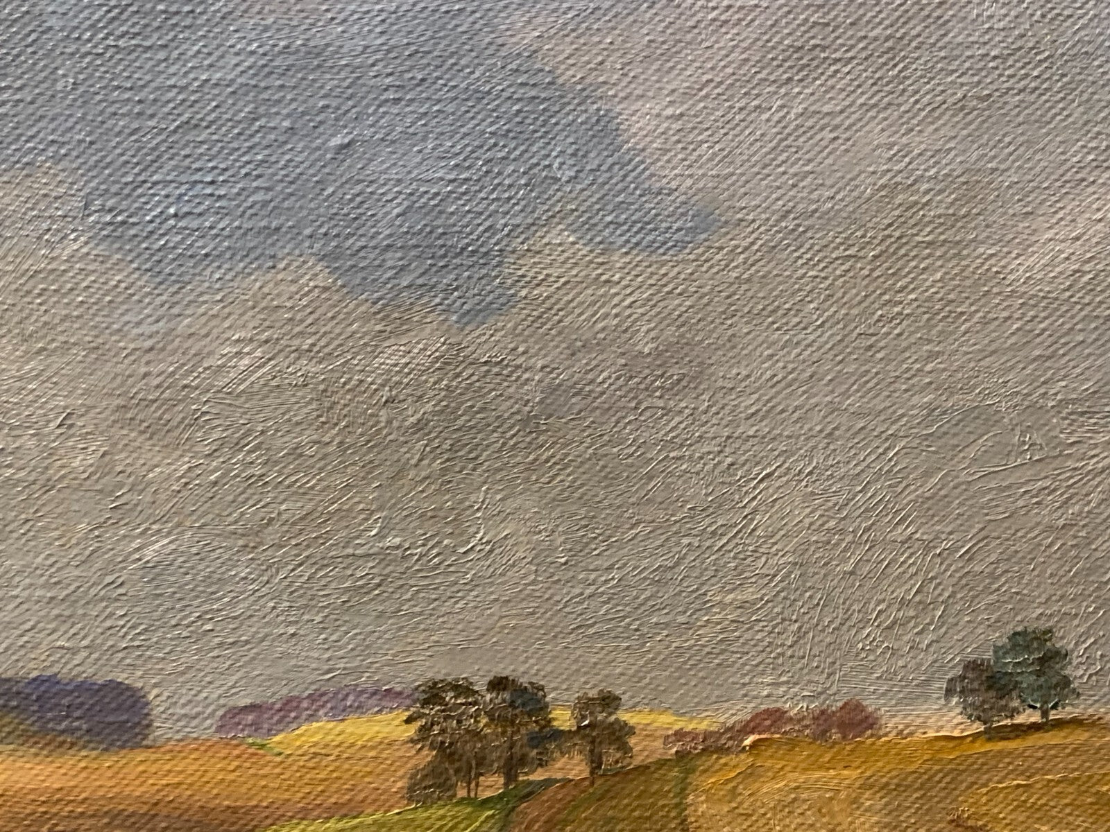 Fritz Mader 1900-1998 - Bei Feldhausen - Öl auf Faserplatte ungerahmt - signiert5