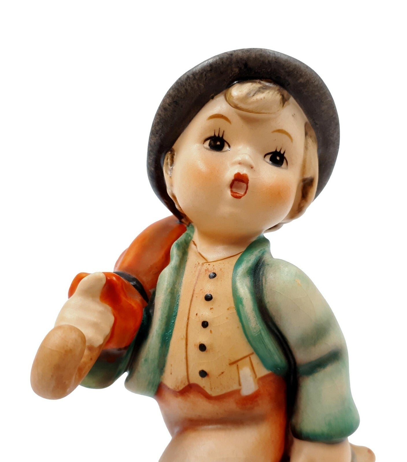 Goebel Hummelfigur - Modell 11/0 - Wannderbub - Porzellan Sammelfigur4