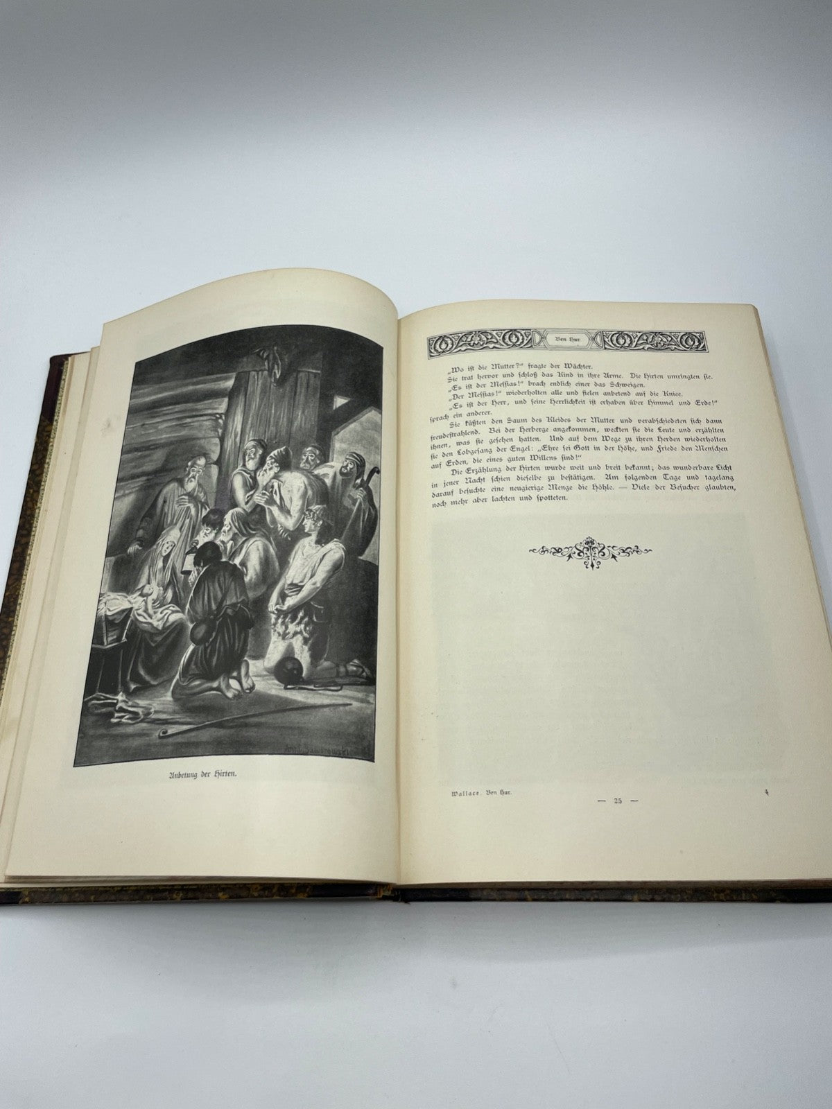 Klassiker Buch L. Wallace BEN HUR um 1900 illustriert gr. schöne saubere Ausgabe12
