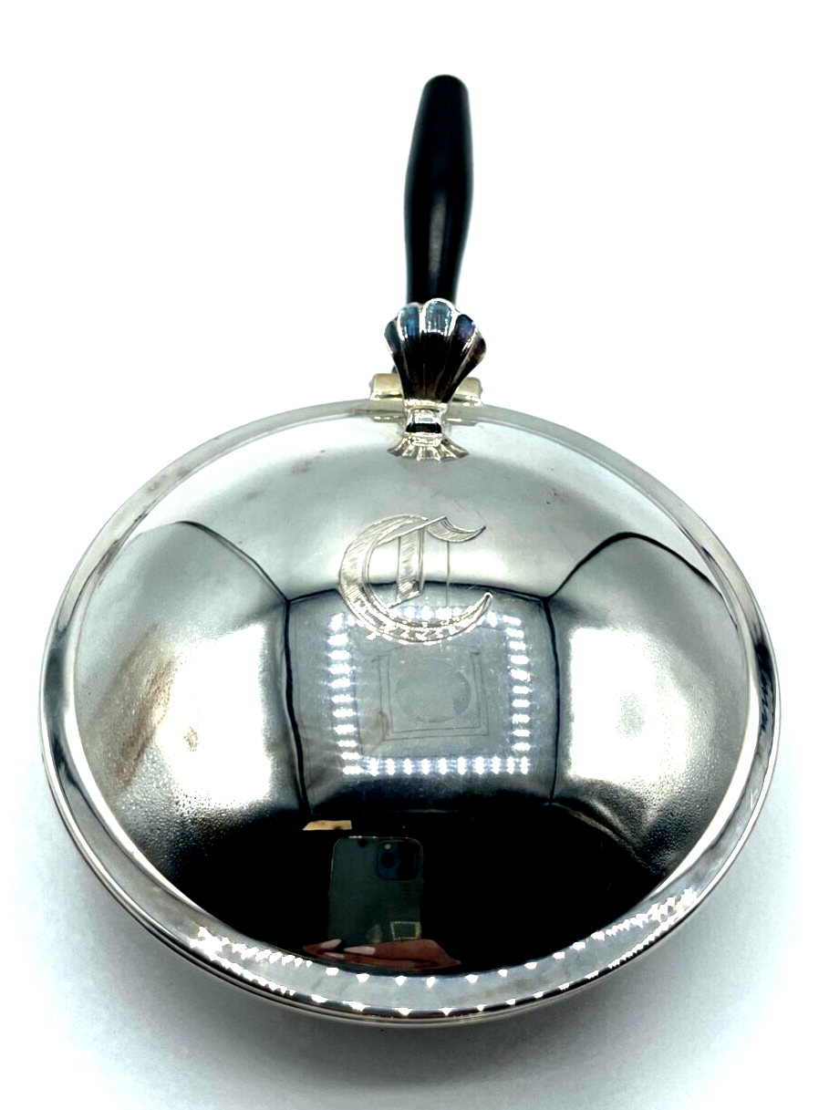 Alte Tisch Krümel Schale Eugen Ferner Schwäbisch Gmünd 1958 versilbert gepfl.6