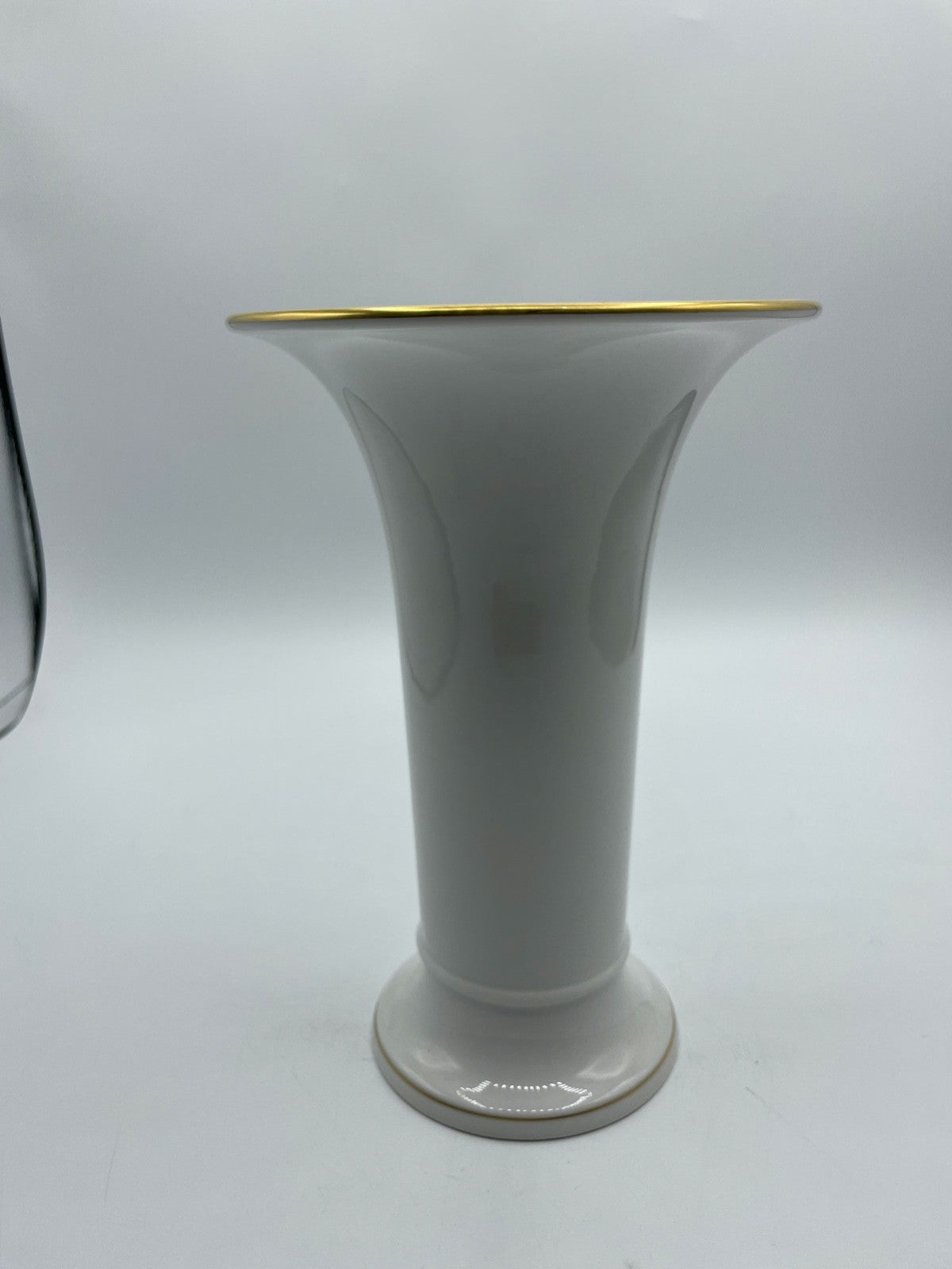 Antik KPM Porzellan Vase Trichtervase Trompetenvase  Blumen H 19 cm top gepflegt4