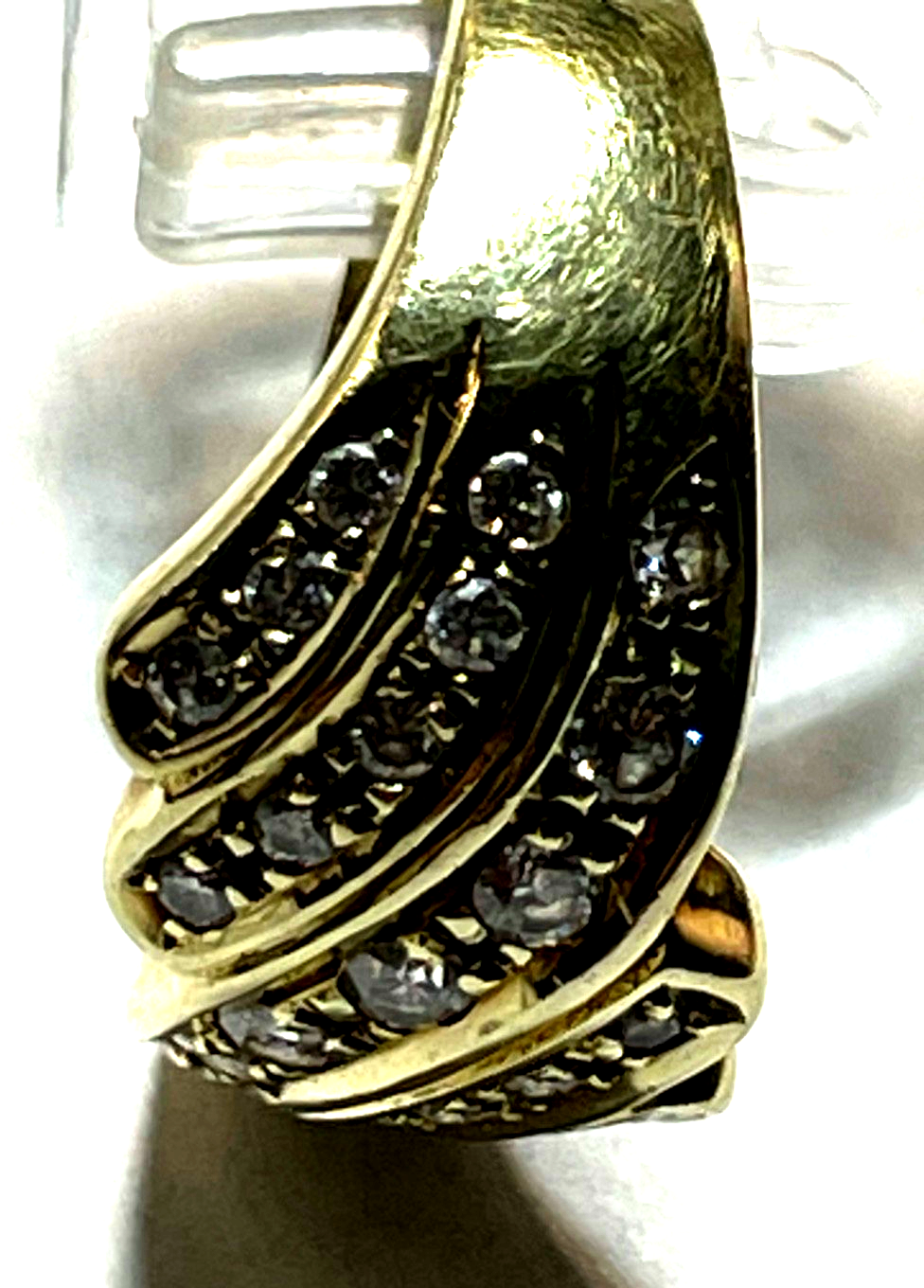 14 K 585 Gold Ring Brillanten Top Wesselton 0,5 ct. Juwelier Ø 18,5 mm RG 586