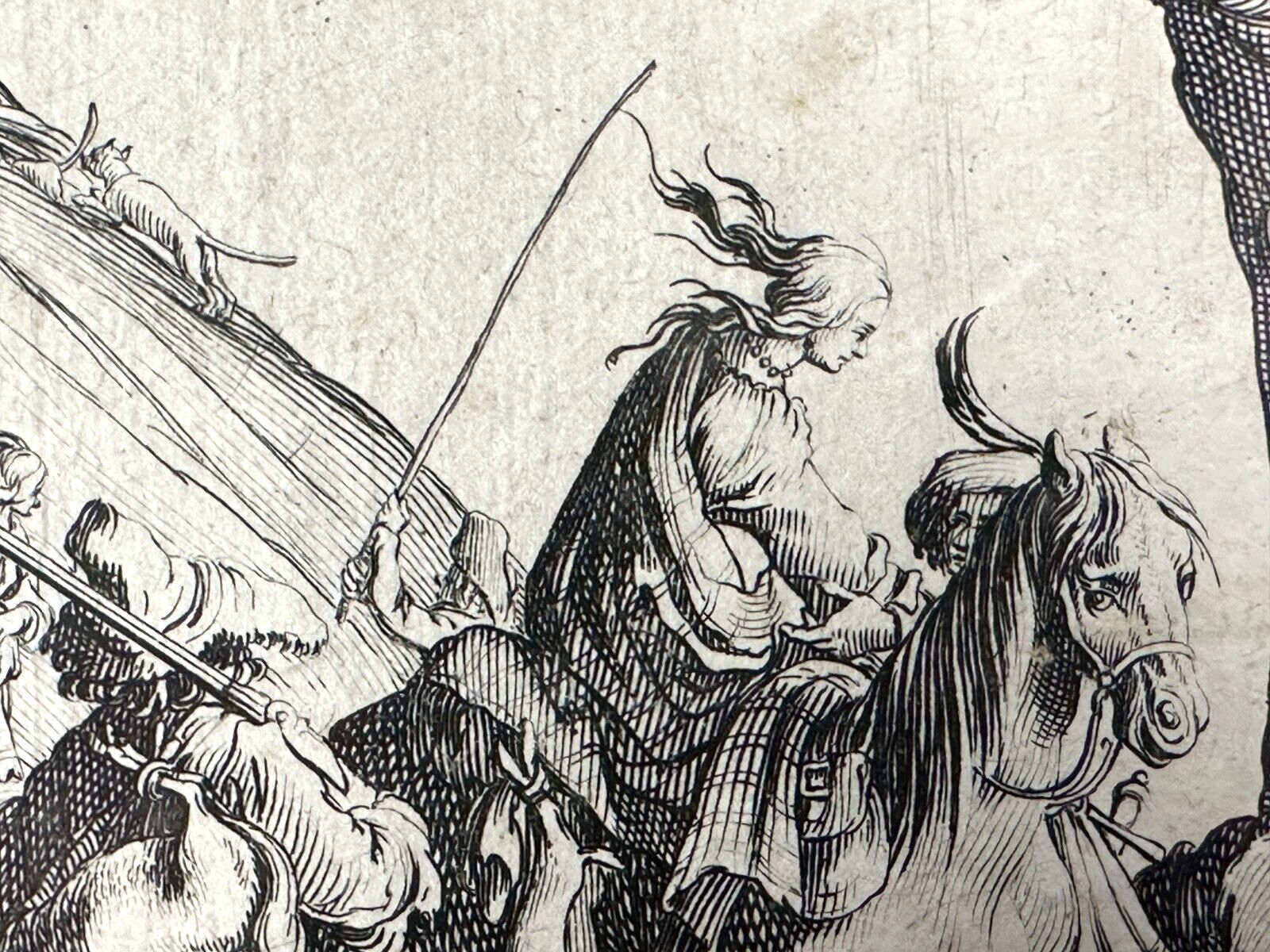 Jacques Callot 1592–1635 - Radierung - 'Les Bohémiens' - Die Zigeuner ca 162011