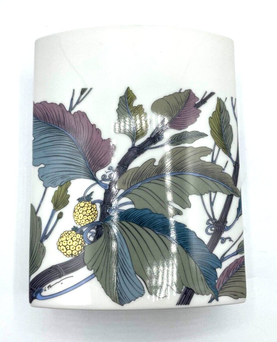 Vintage Rosenthal Porzellan Vase Alain Le Foll Brombeer Dekor studio-linie H17,54