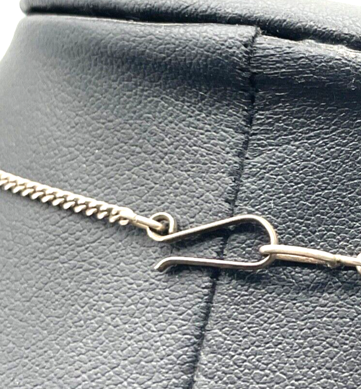 925 Sterling Silber Kette Collier mit 5x Türkis Mexiko Handarbeit sehr apart9