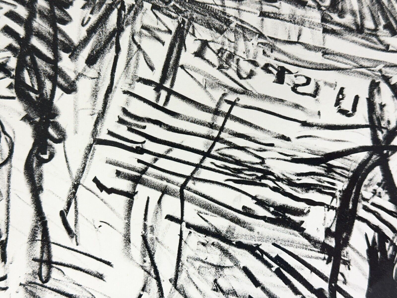 Renato Guttuso 1912-1987 - Lithographie 'Uomo con giornale' 1966 - sign. & num.7