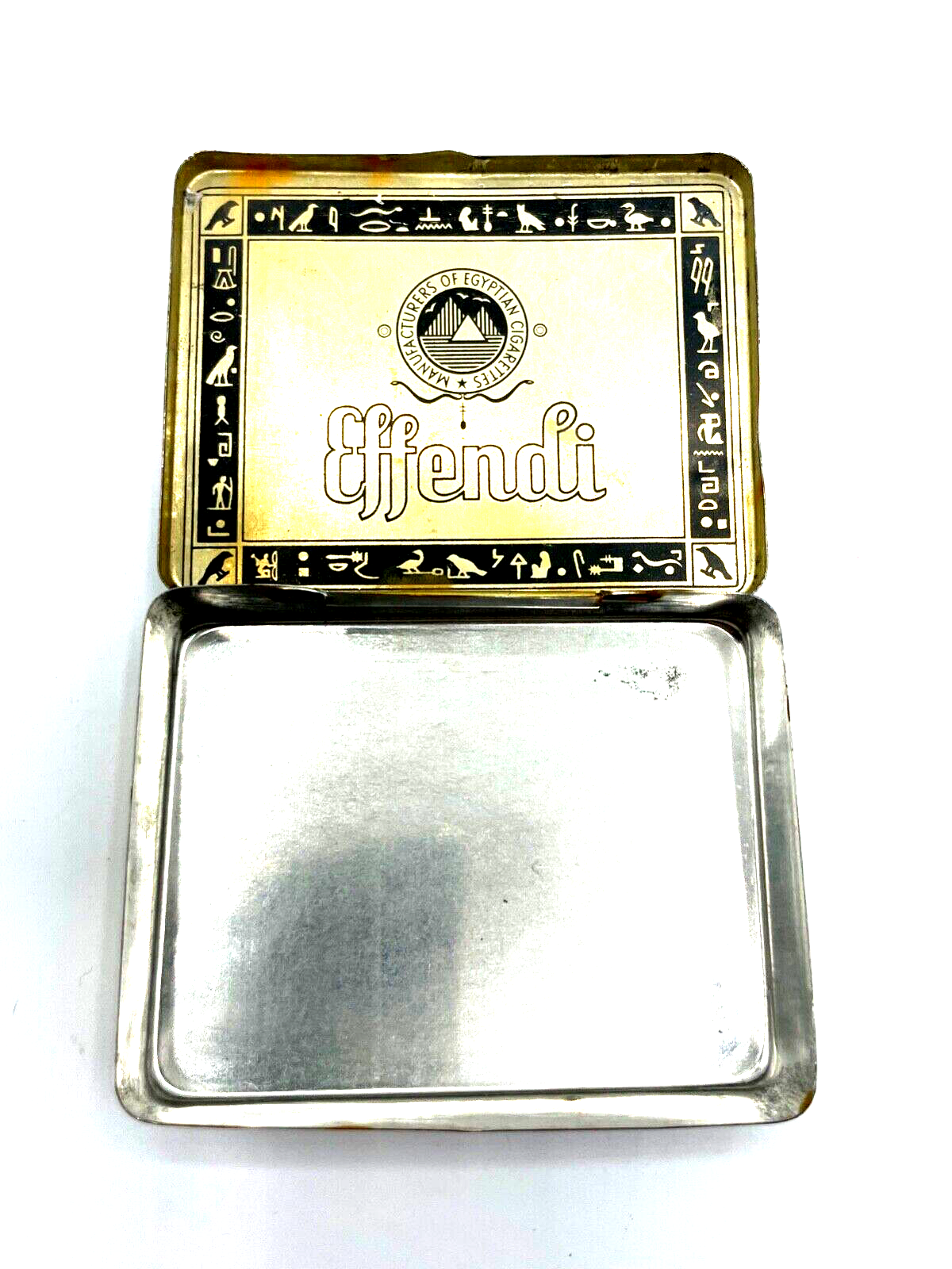 Alte Blechdose EFFENDI 20 Cigaretten Werbung Reklame Deutschland gepflegt7