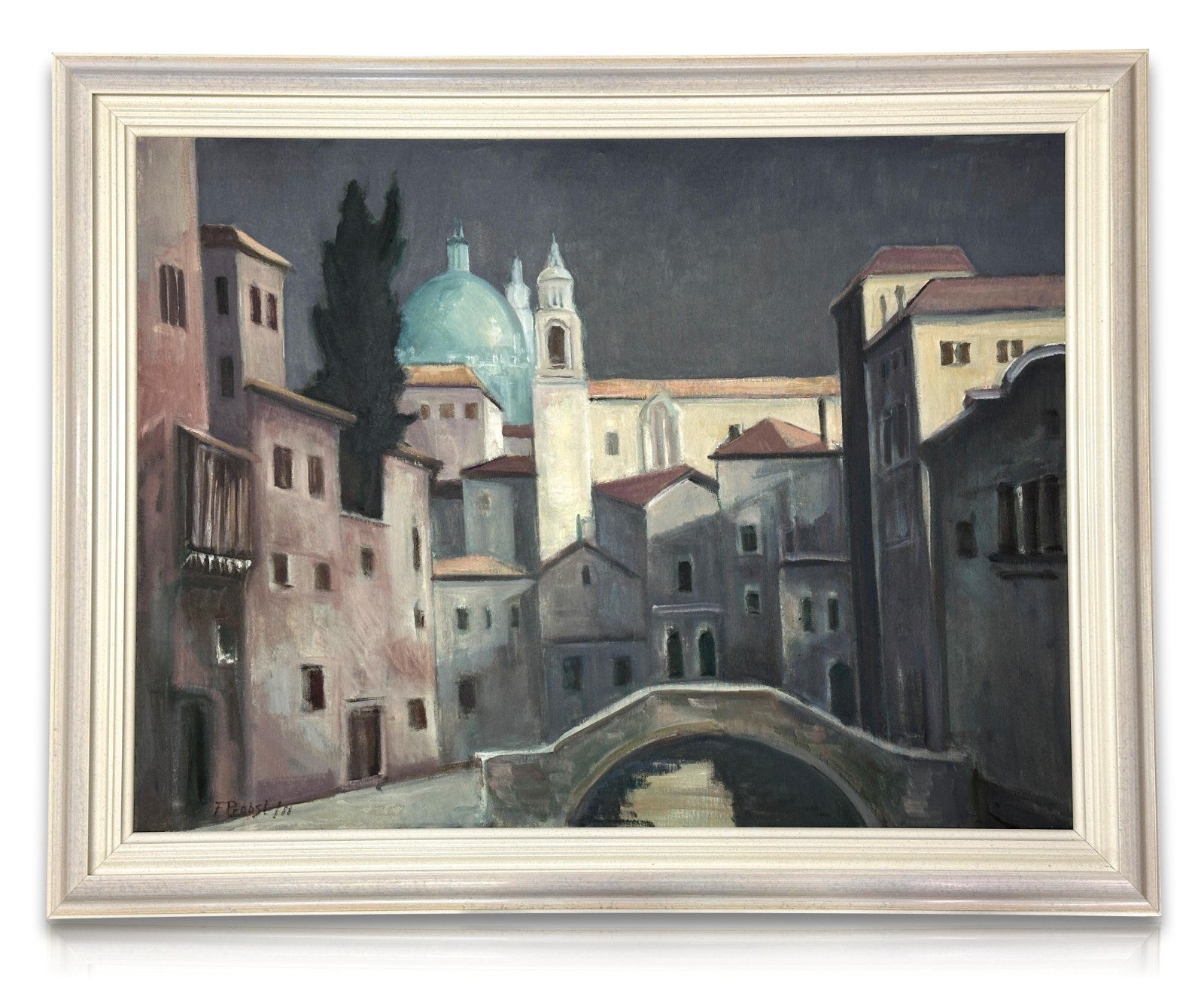 Franz Probst - Titel: In Venedig - Öl auf Leinw. sign. 1987 - sehr guter Zustand0