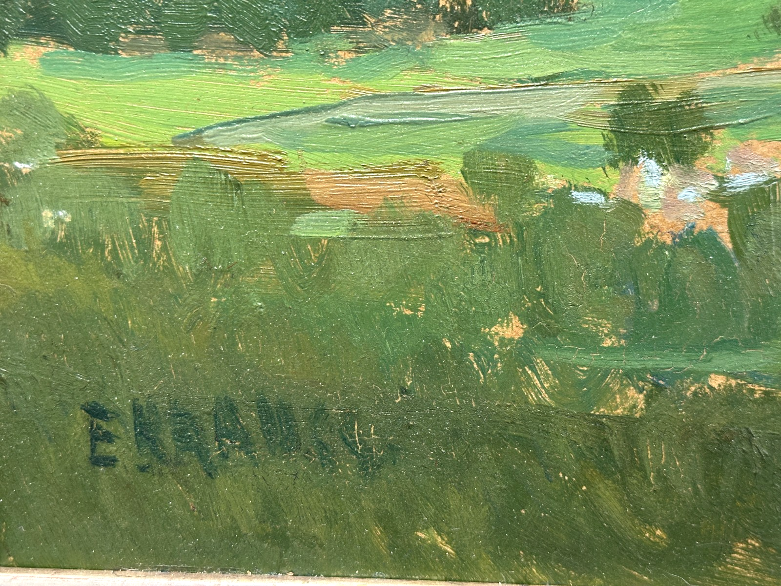 Eugen Krauss (1881–1962) – Kaiserberge Hohenstaufen Rechberg Stuifen - Öl auf Pl4