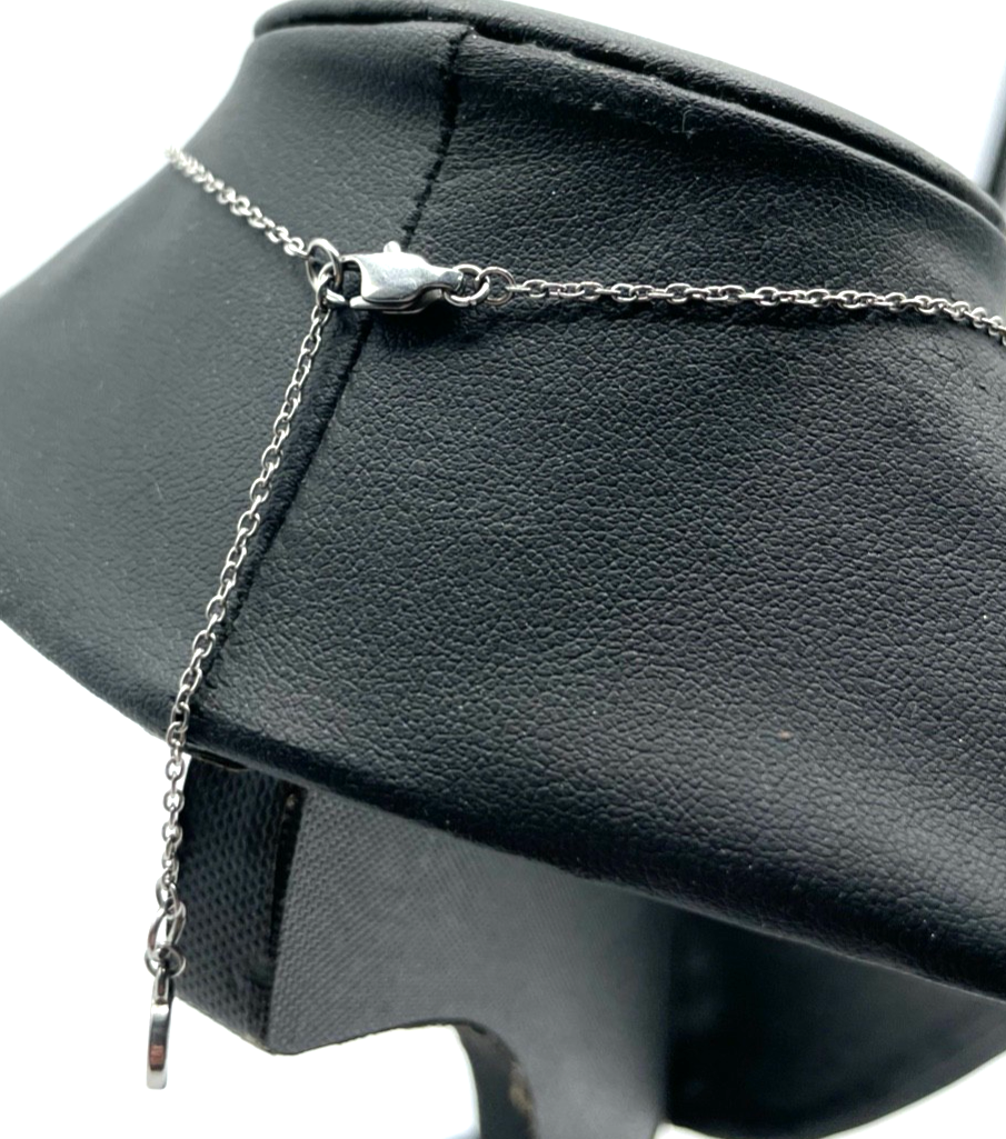 Michael Kors Steel Halskette Edelstahl Herz mit Pavé Zirkonia gebraucht + gepfl.7