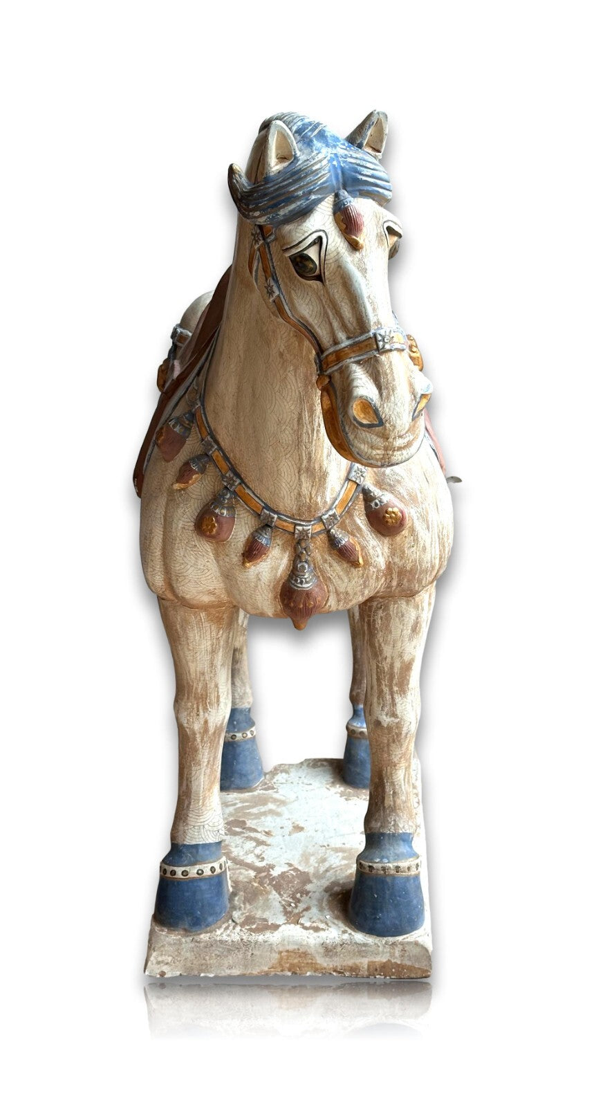 XL Tang Pferd Horse - Tang Dynastie - Chinesisches Kriegspferd - Gebrannter Ton2