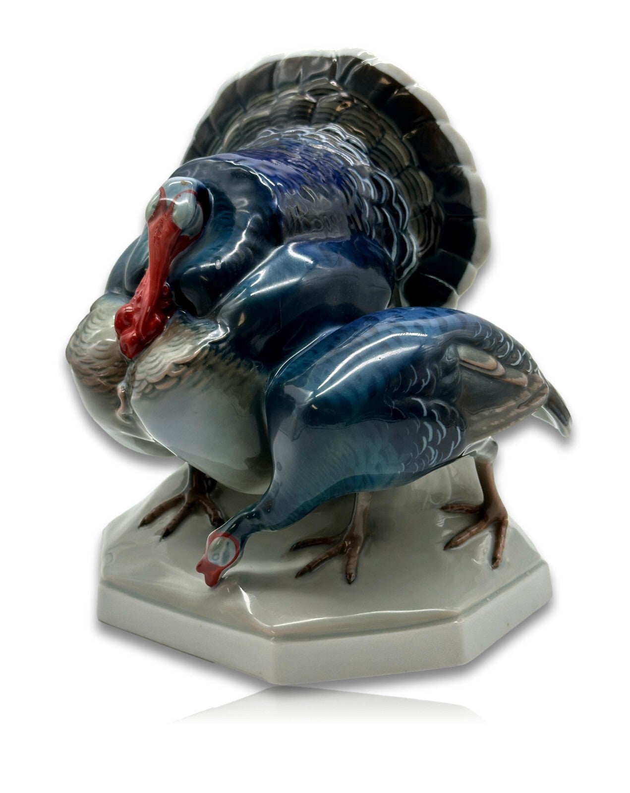 Rosenthal - Porzellan Figur - Hulda Krebs-Himmelstoss - Truthahngruppe ca. 19200