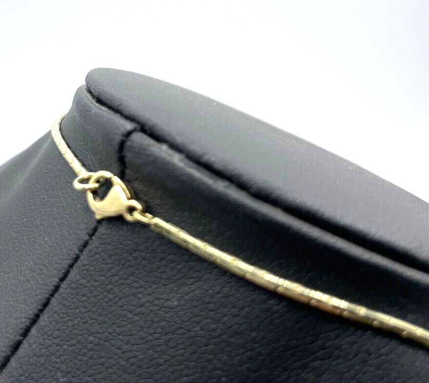 585 Gold 14 K Kette Collier Goldkette Brillanten L42,5cm 8,94Gr Juwelier Design3