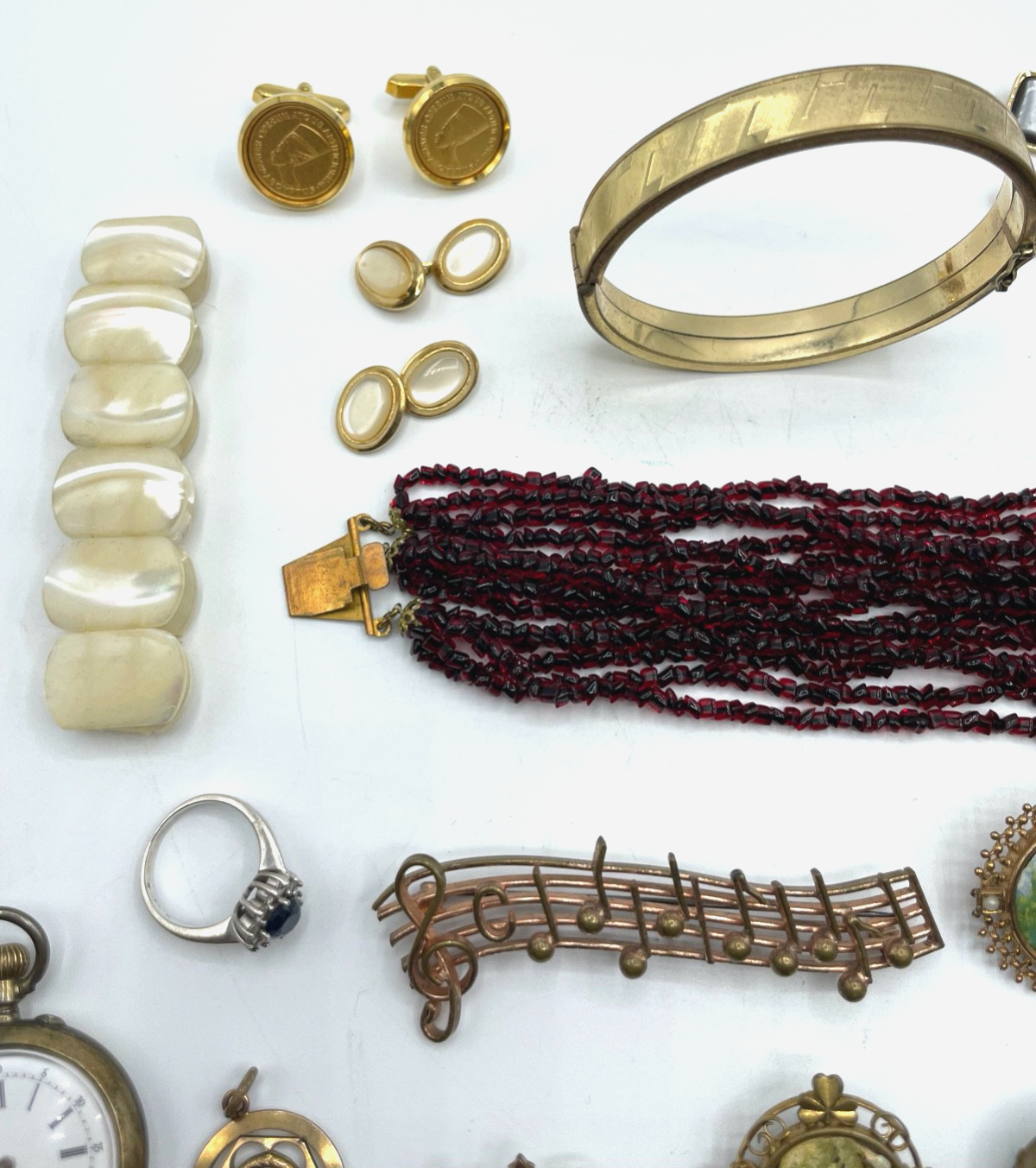Antik Schmuck Konvolut Golddouble Dubleegold Basteln Umarbeiten + Tragen1