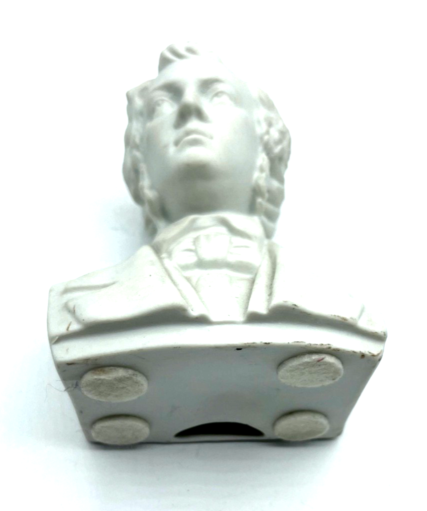 Vintage Kämmer Porzellan Biskuit Büste Frederic Chopin Komponist H 12 cm5