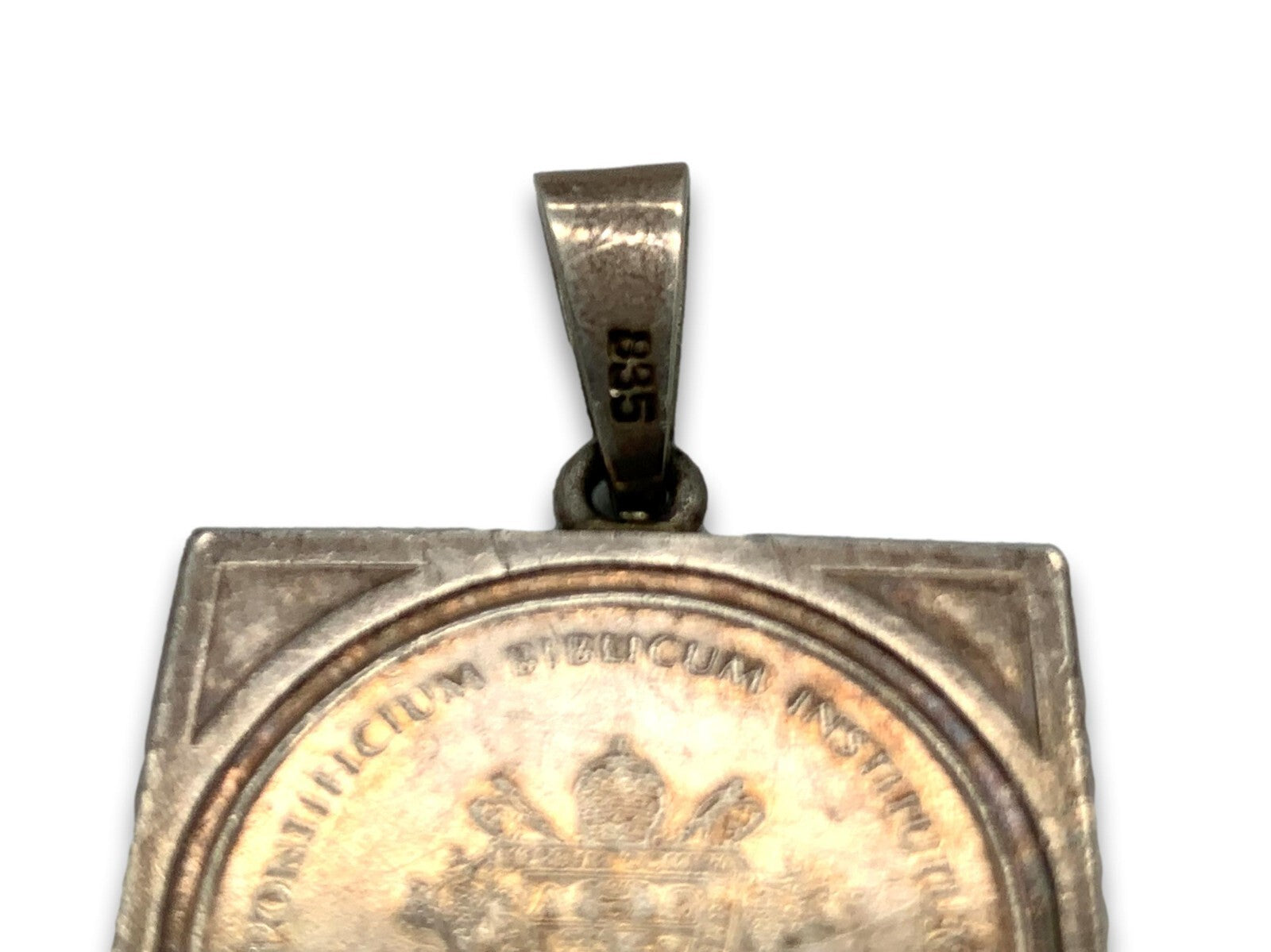 Anhänger Schmuckanhänger - 999/1000 Silber - Päpstliches Bibelinstitut um 19155