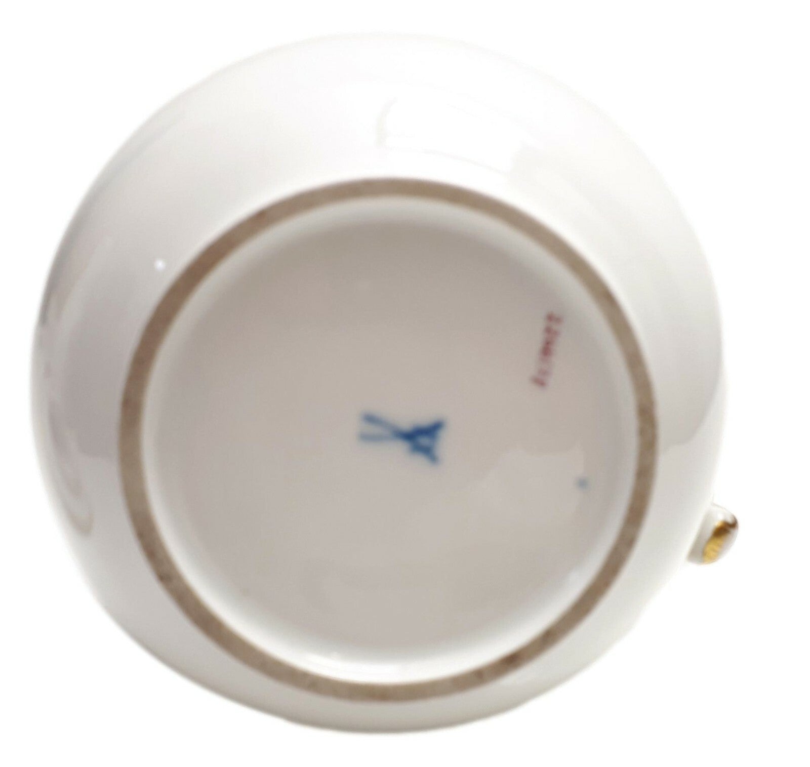 Meissen Porzellan - Kaffeekanne Kanne - indisch Grün - Goldstaffur8